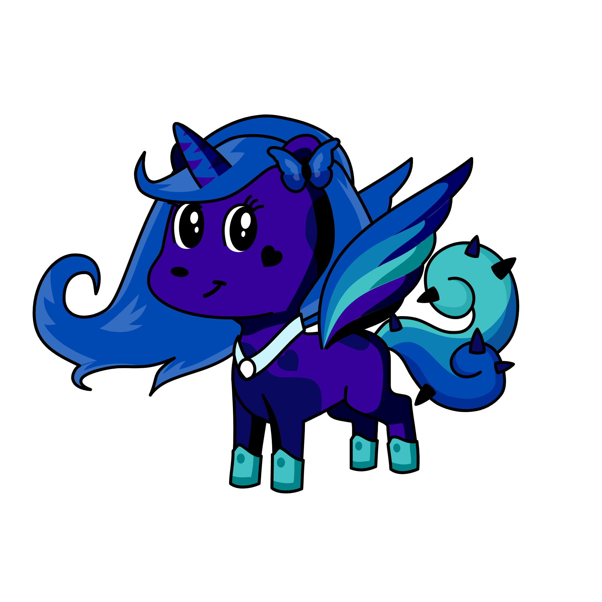 Midnight, the unicorn