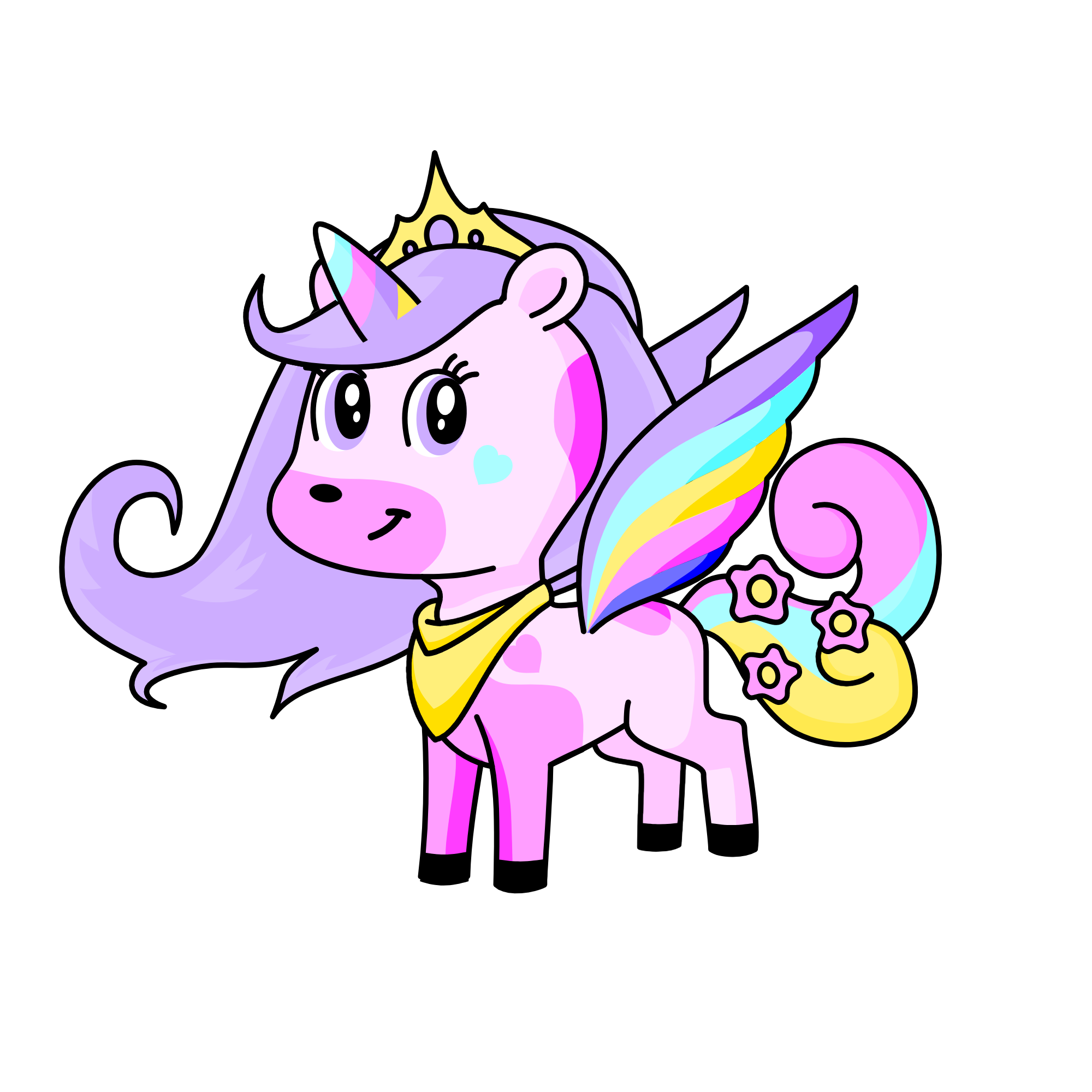 Pastel, the unicorn