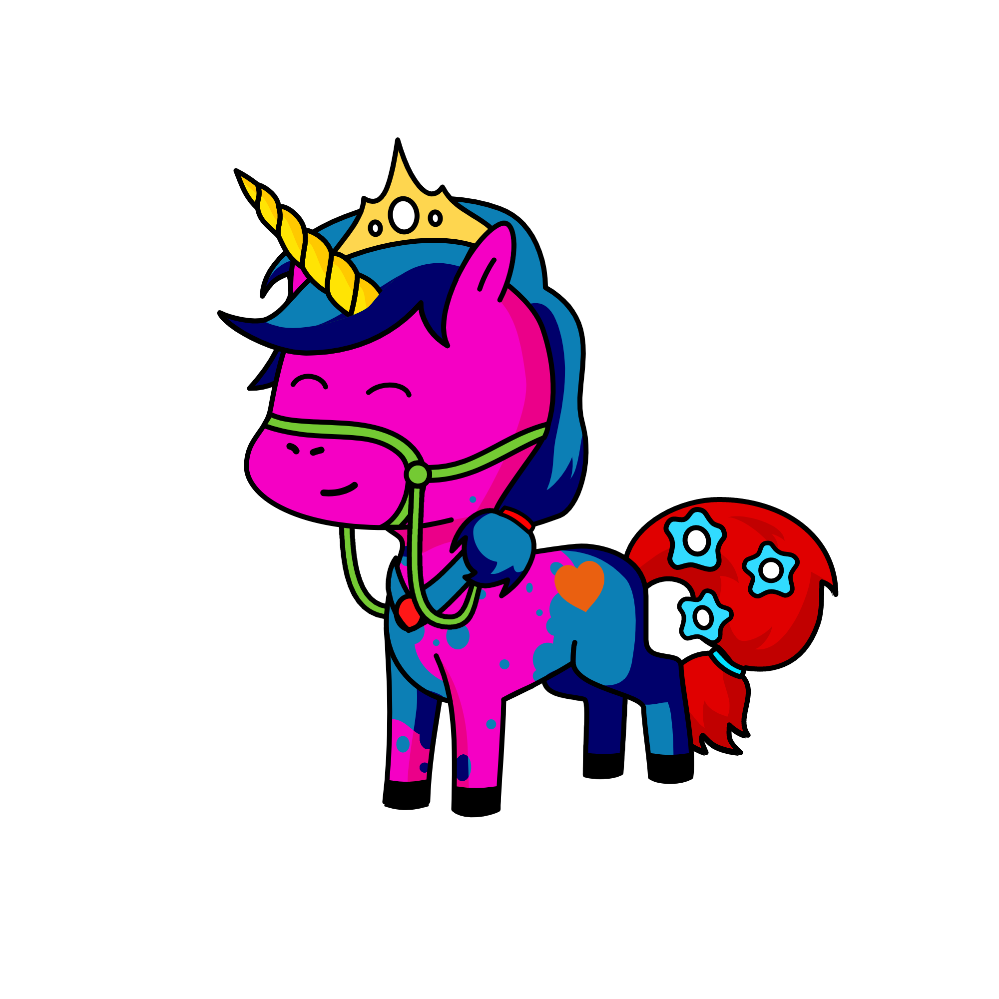 Strawberry 786, the unicorn