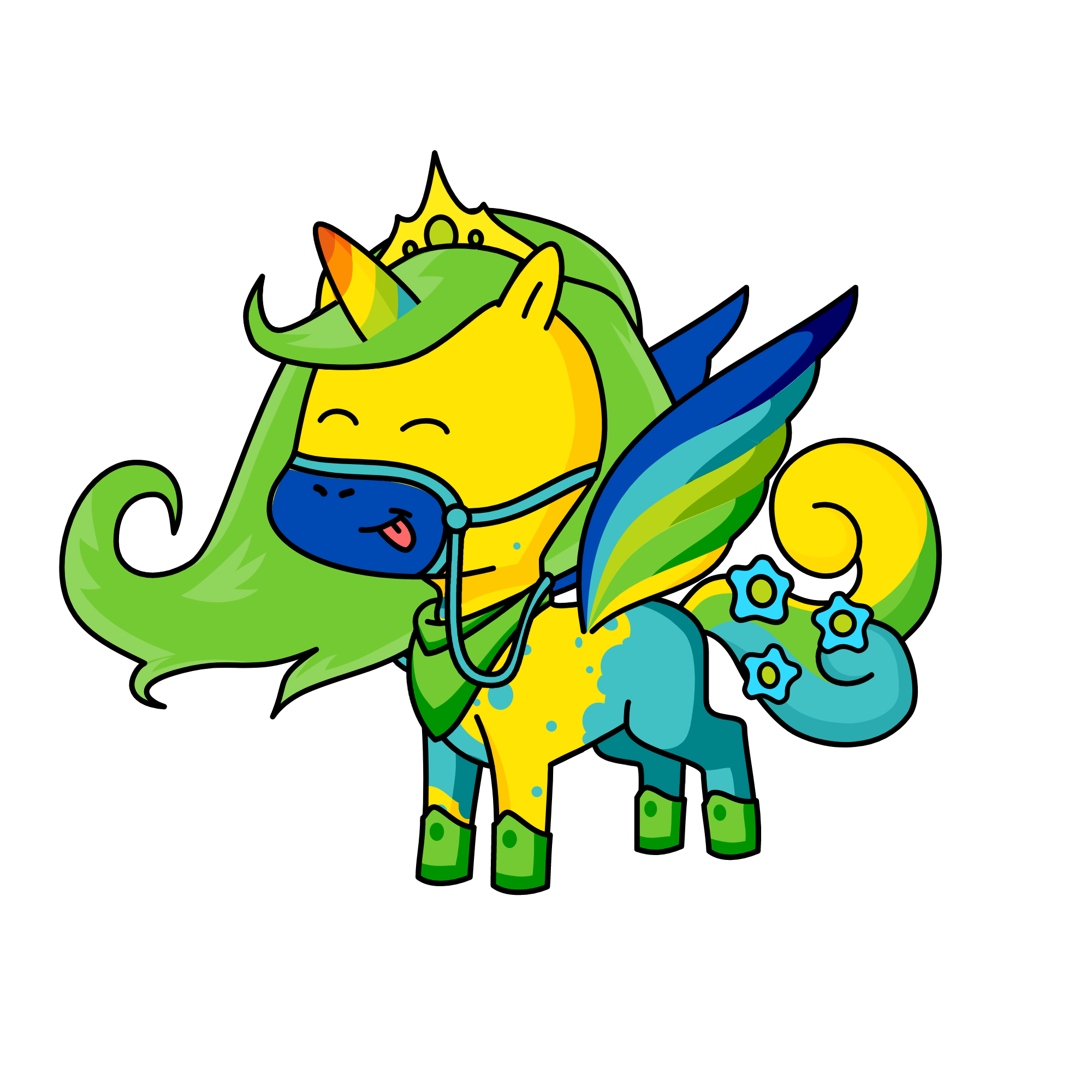 Clove Green, the unicorn