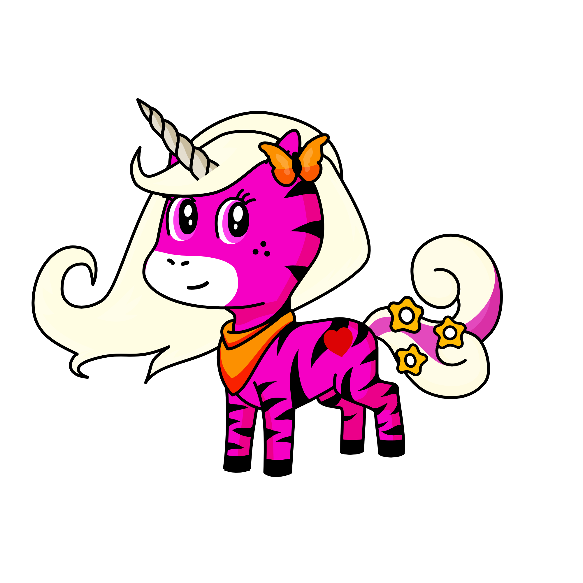 Featherlight Sparkles, the unicorn