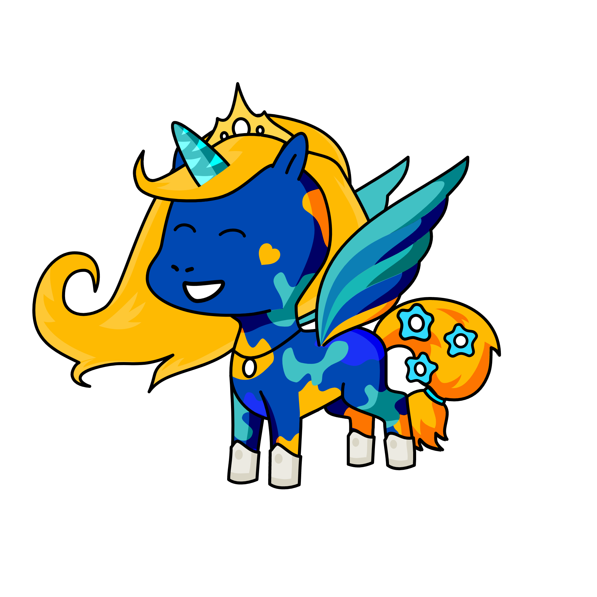 Moon, the unicorn