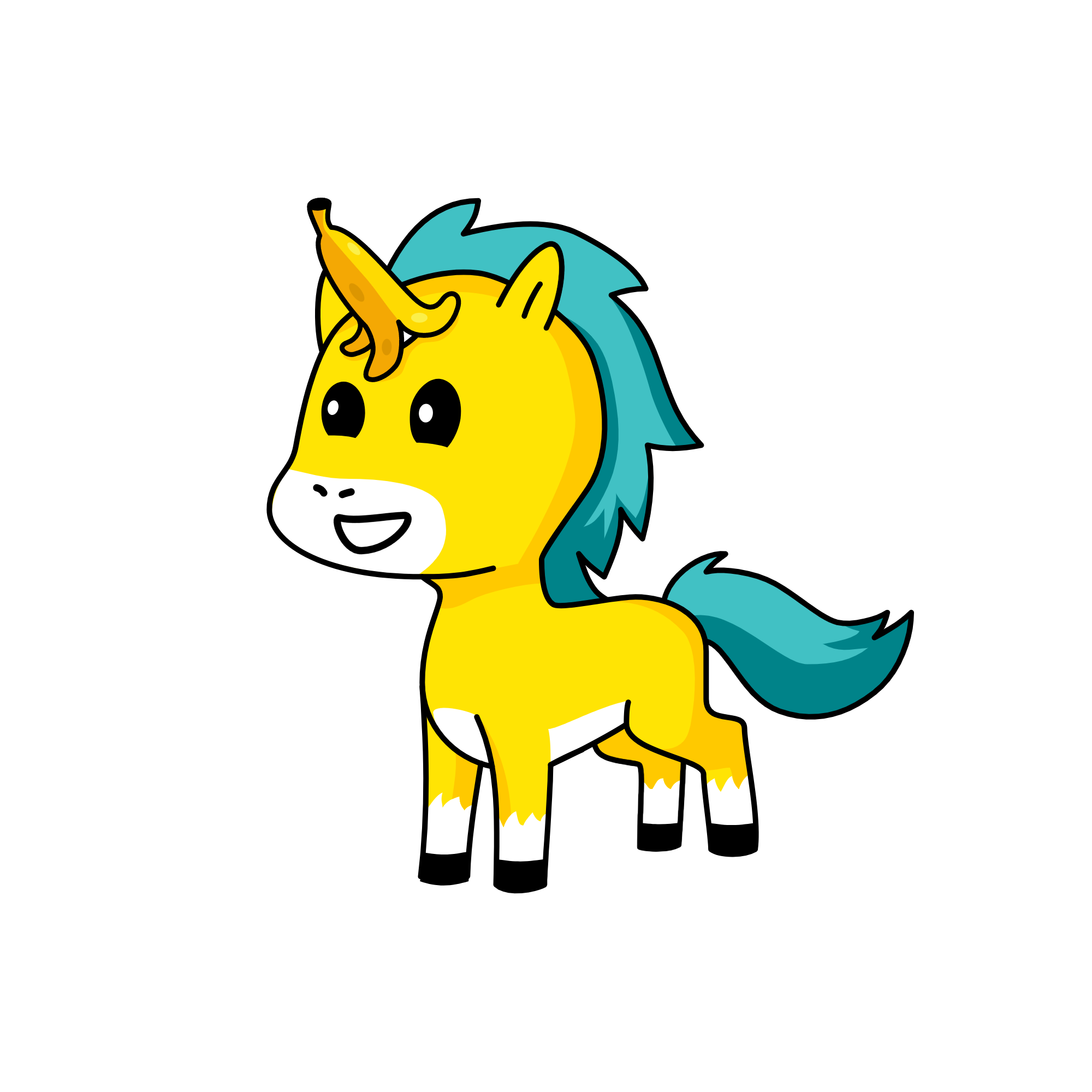 Cowslip Banana Horn, the unicorn