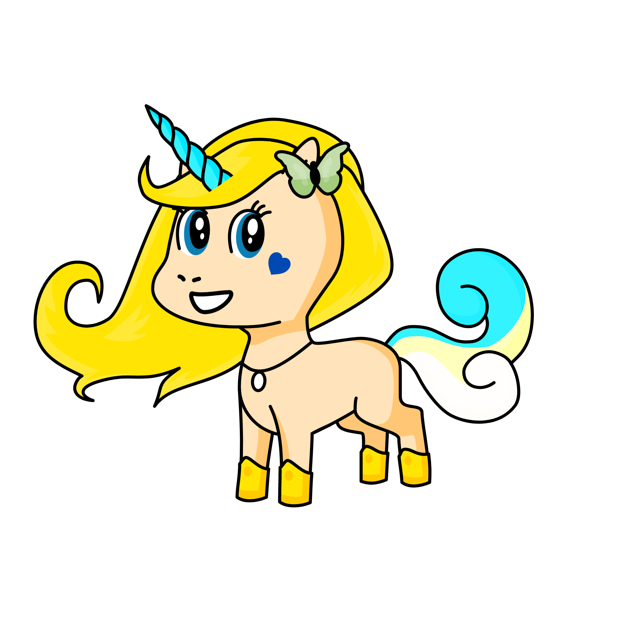 Angel Unicorn, the unicorn