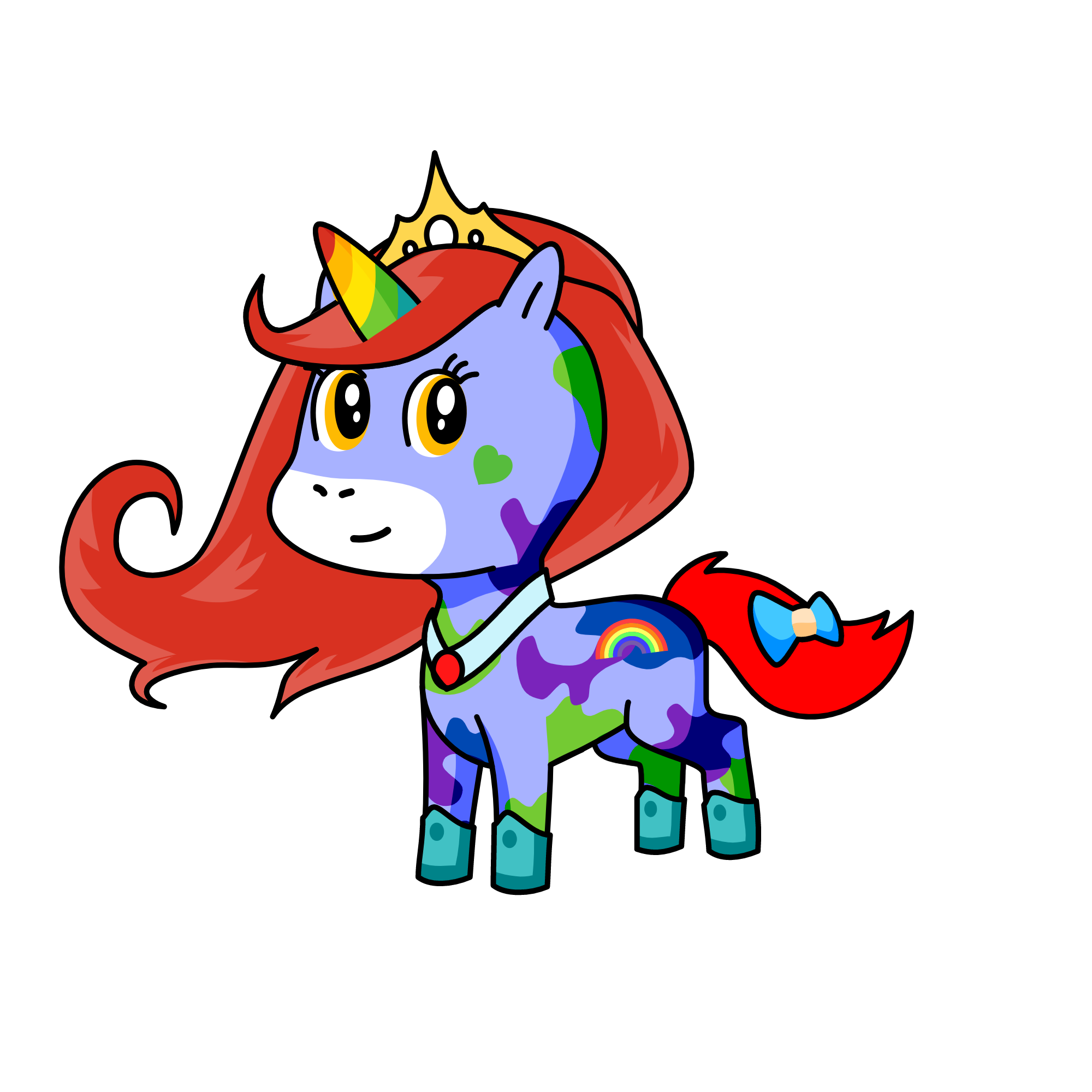 A, the unicorn