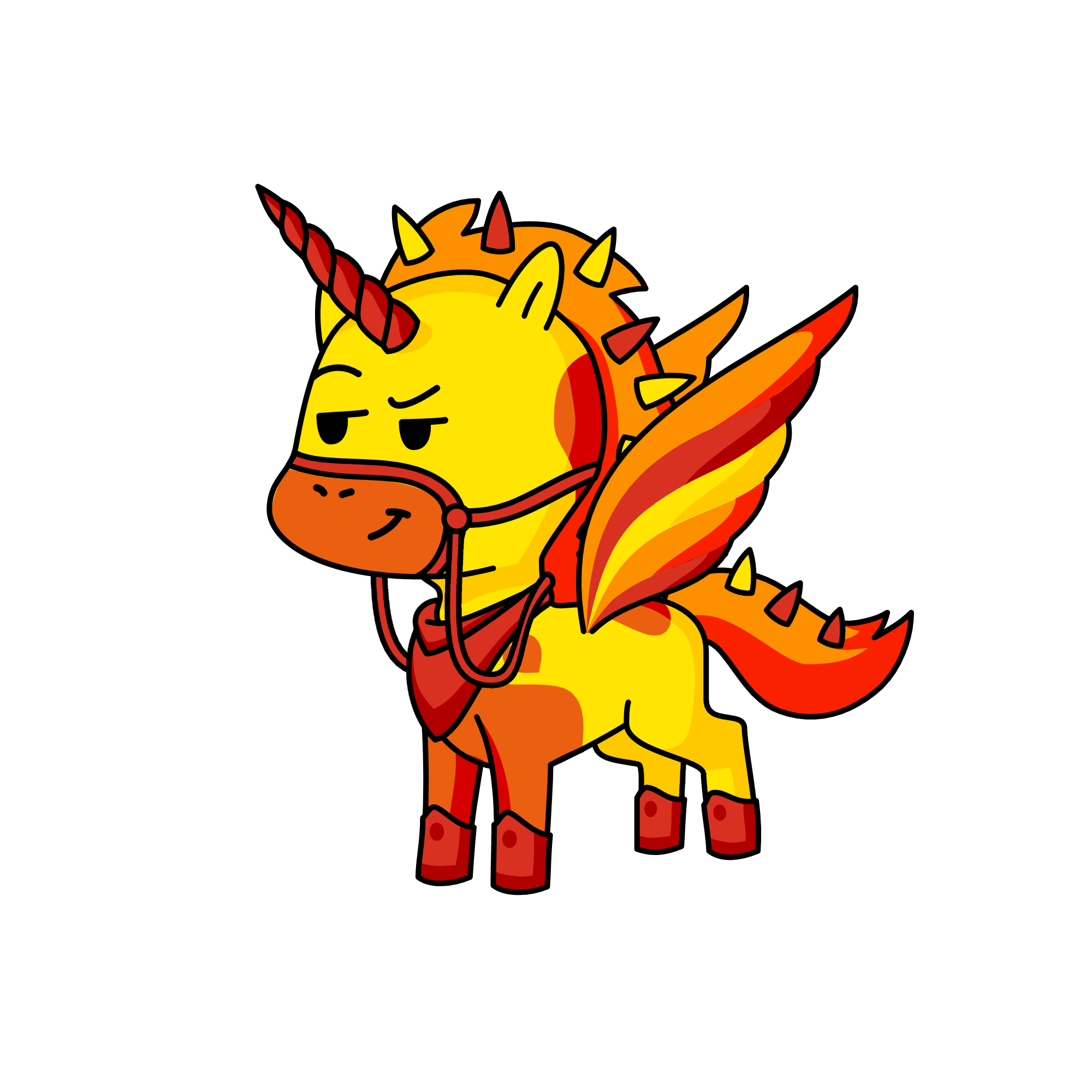 Prince Edward Raging Fire, the unicorn