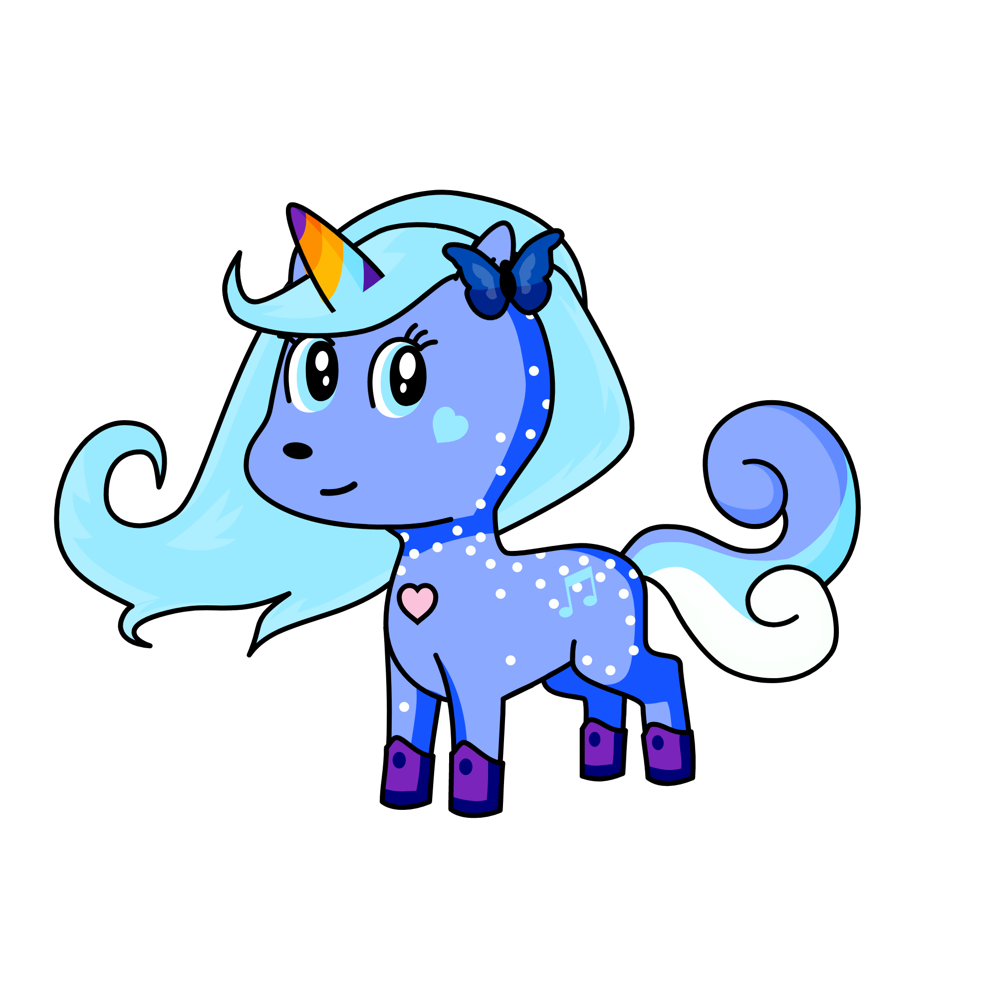 Icy, the unicorn