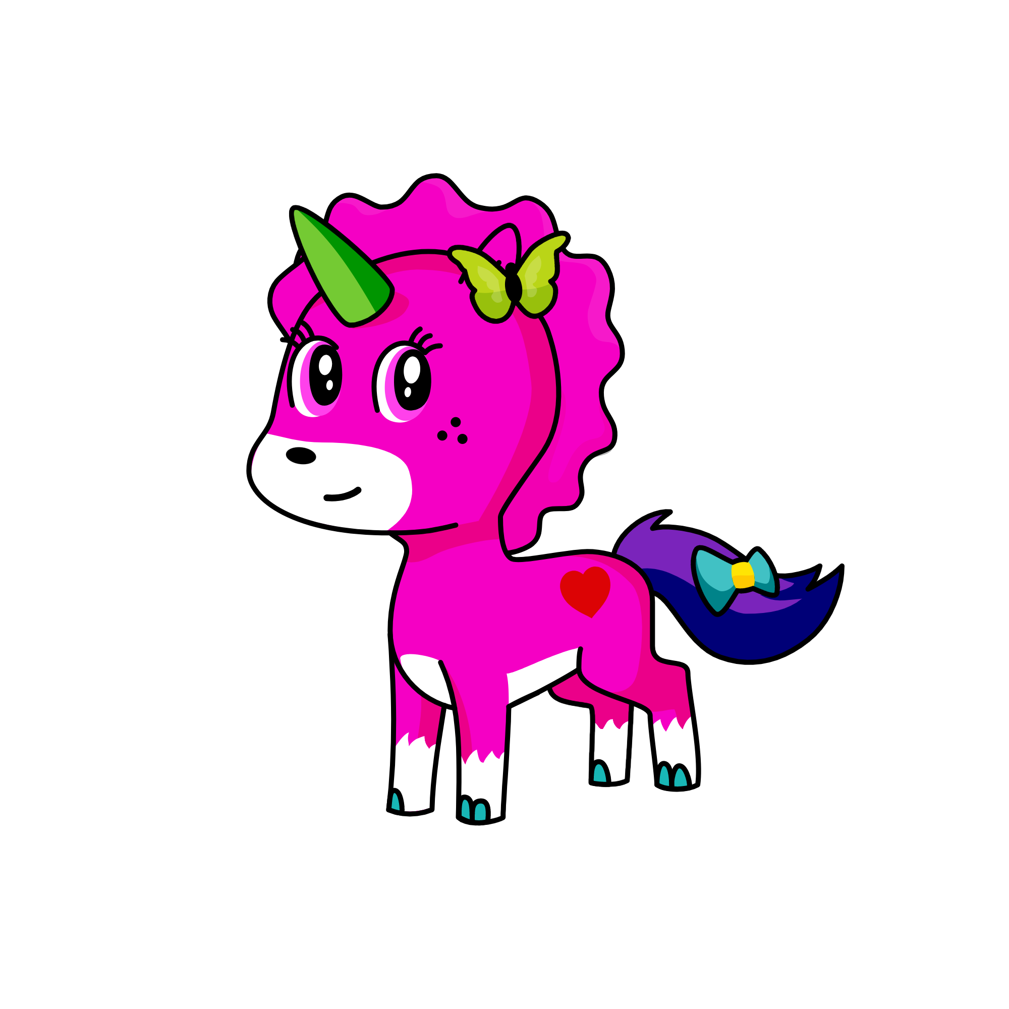 nooo nooo, the unicorn