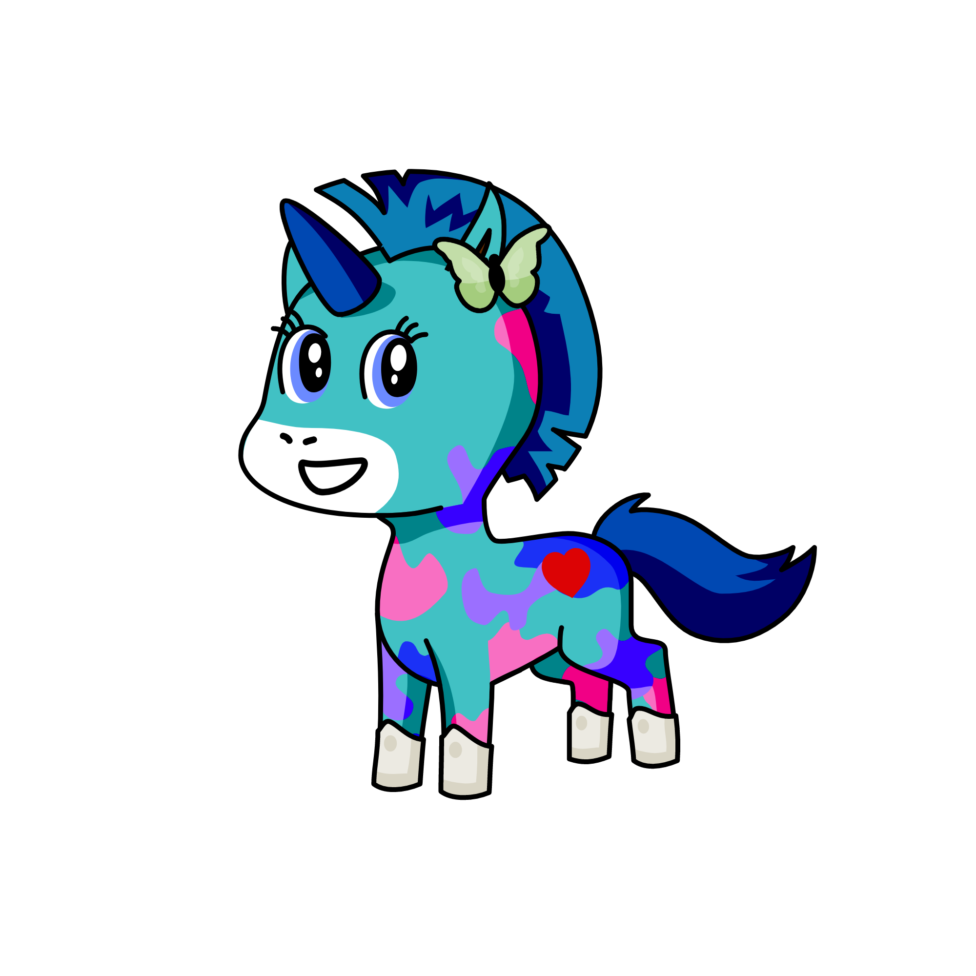 Azul , the unicorn