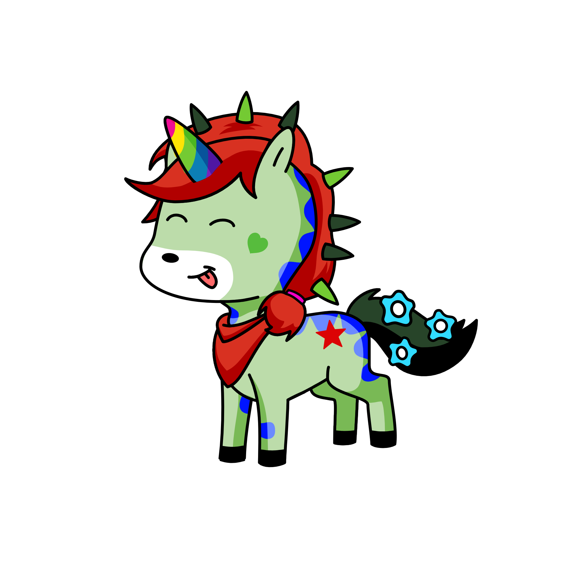 crazy just like Eligha , the unicorn