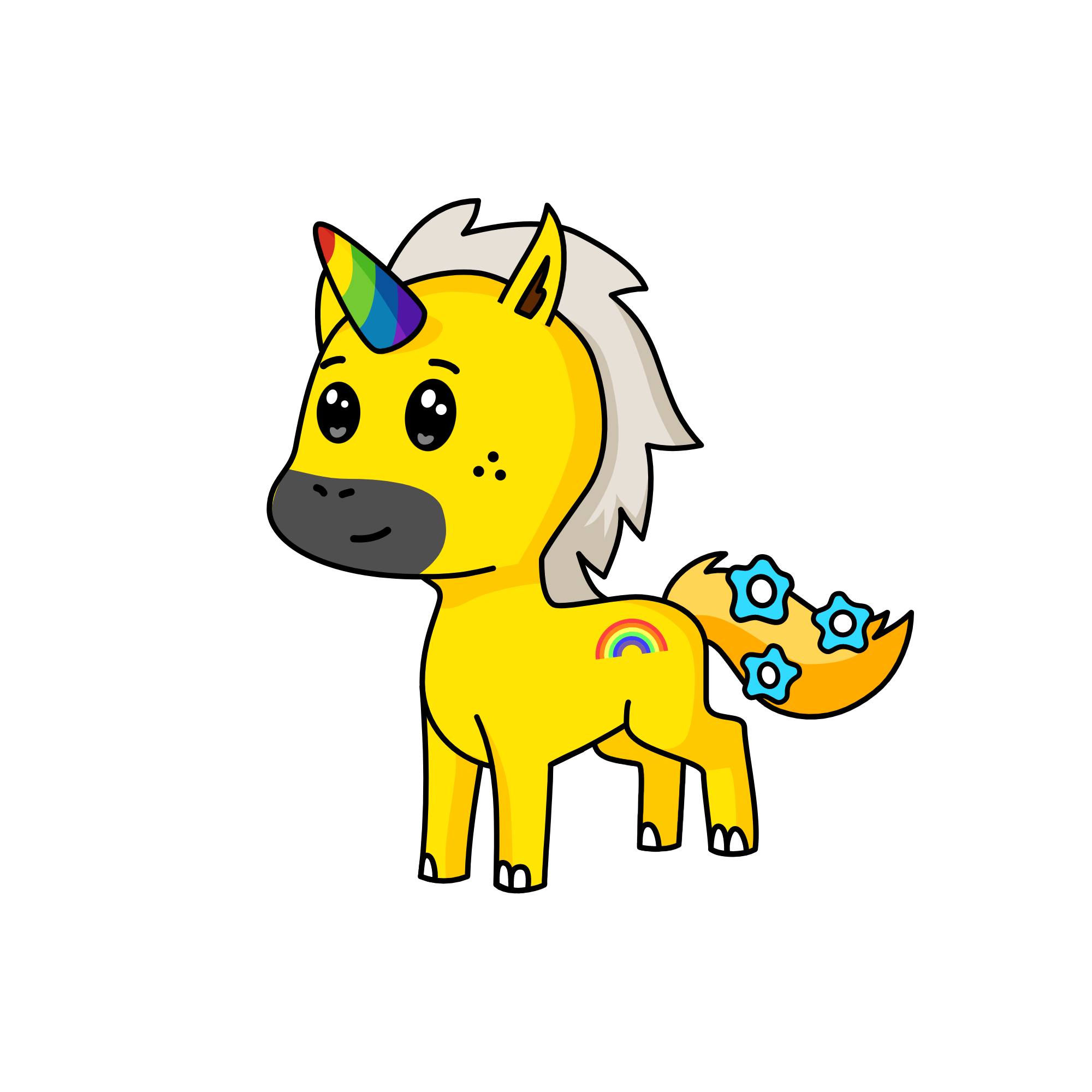 lozzles, the unicorn