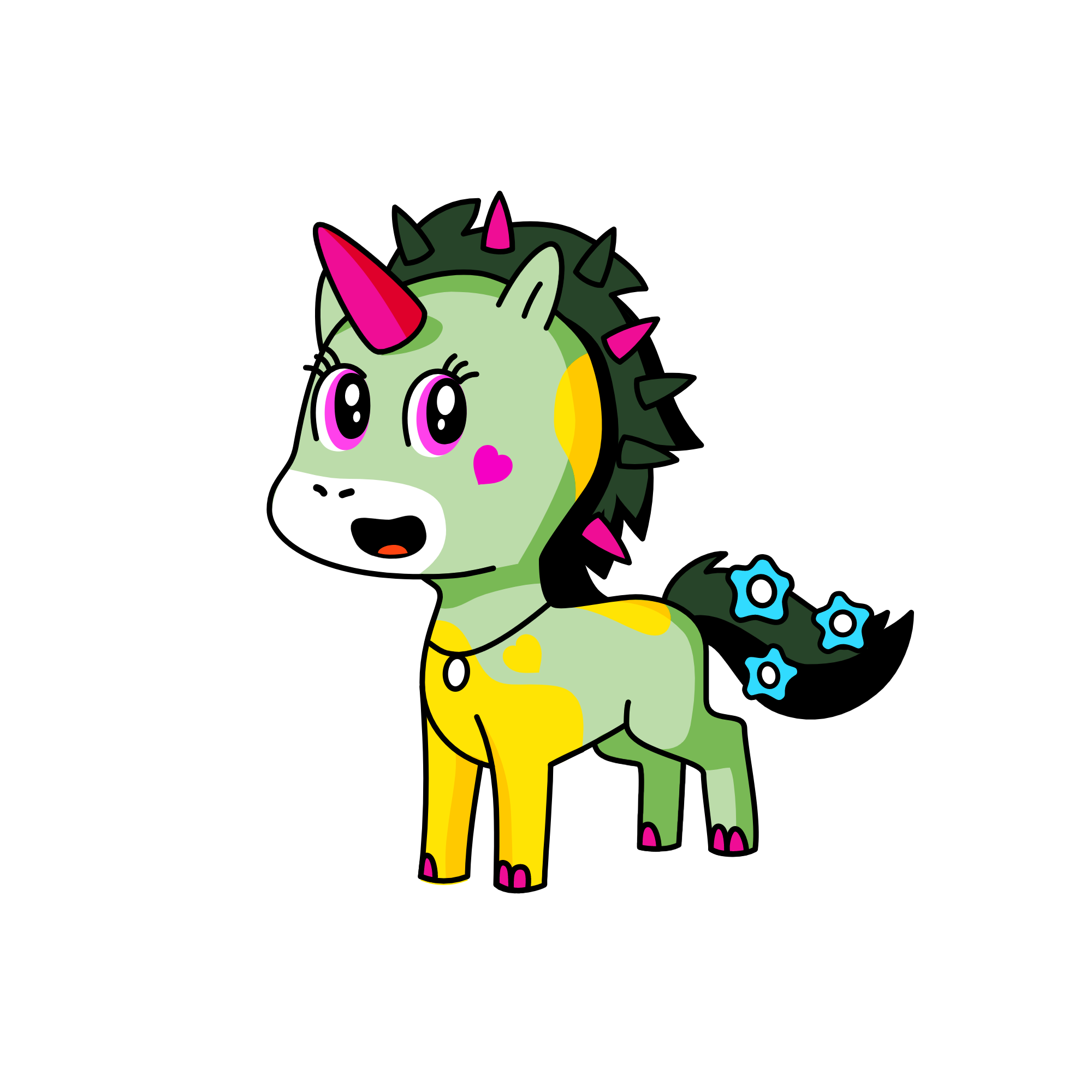 Jumping Jingle Fairy, the unicorn