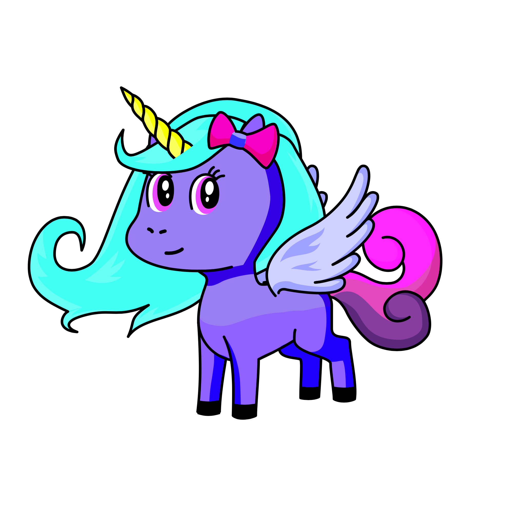 Shayla, the unicorn