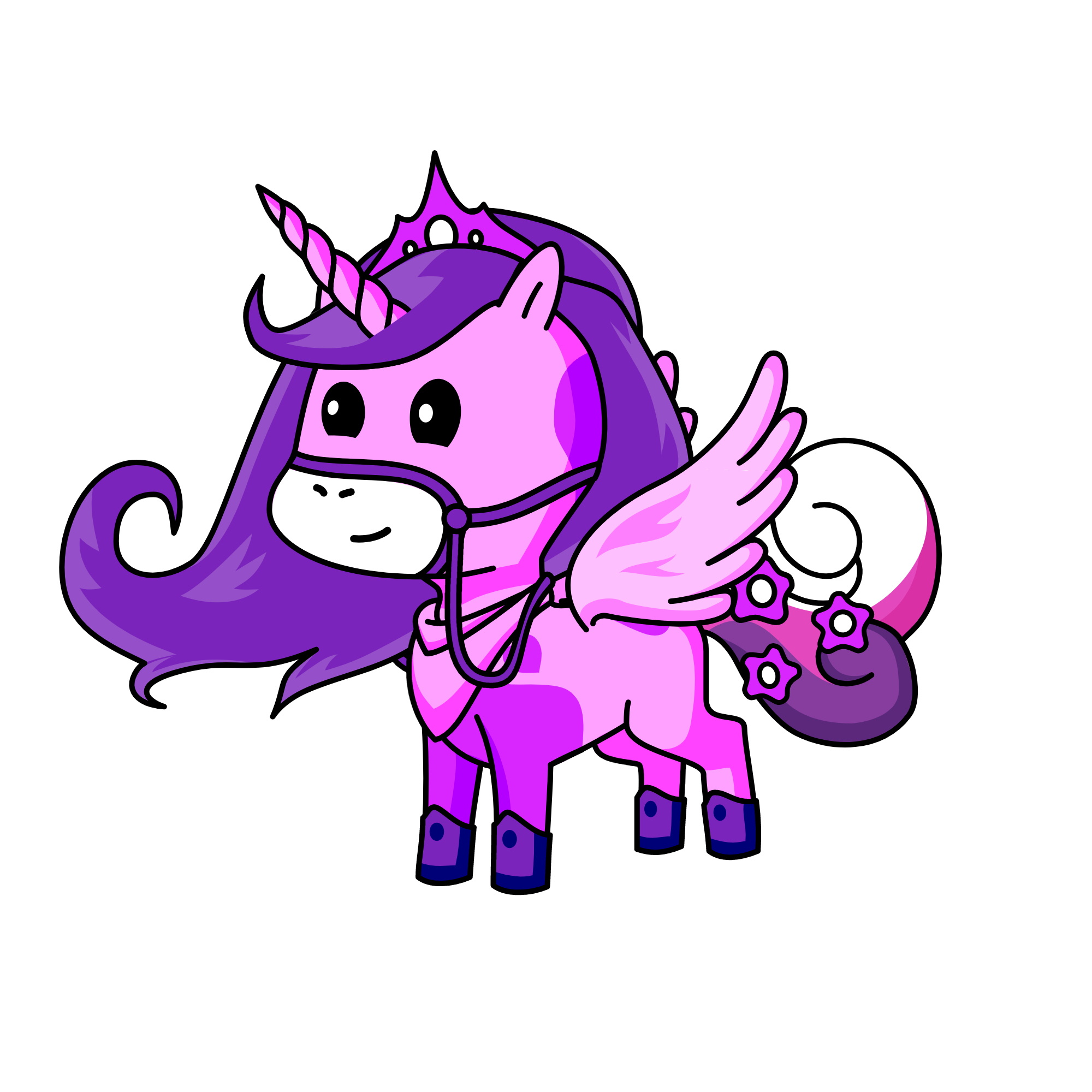 Queen Angel, the unicorn