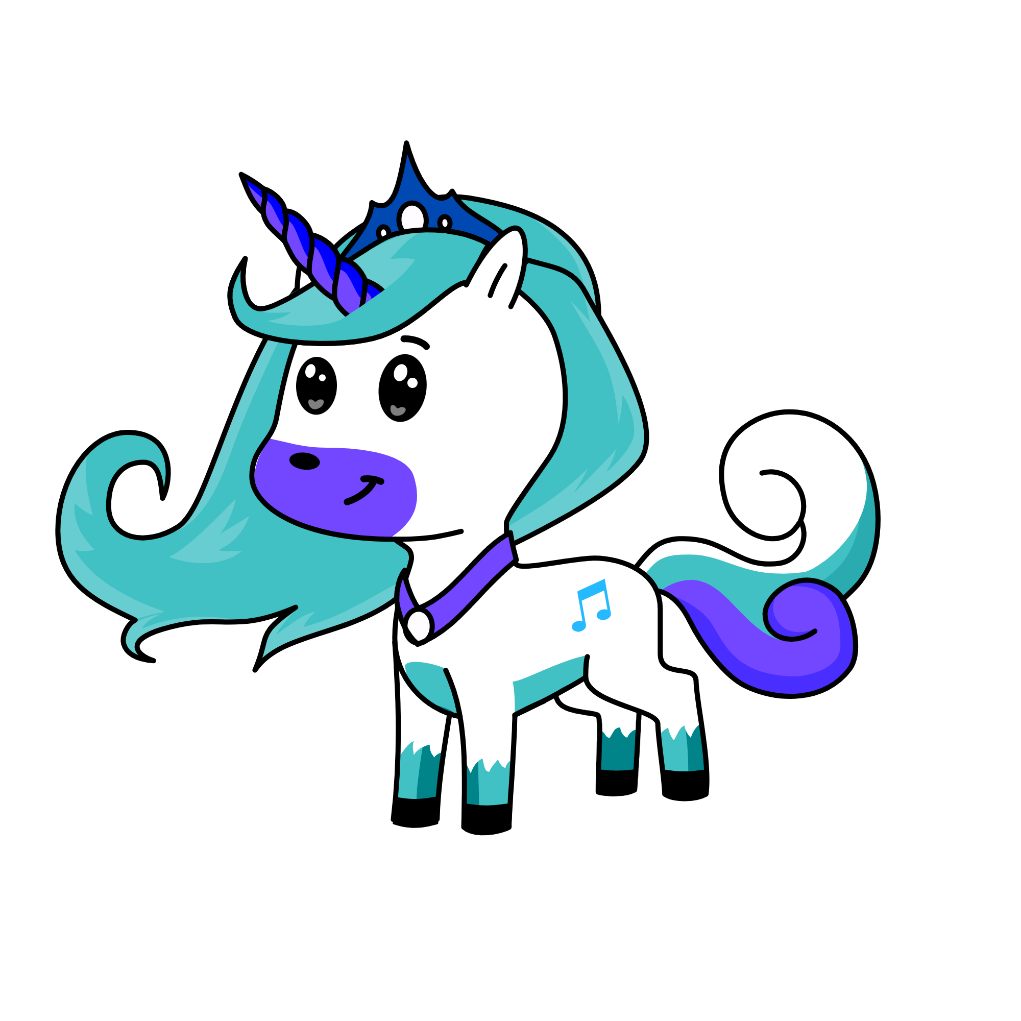 winter, the unicorn