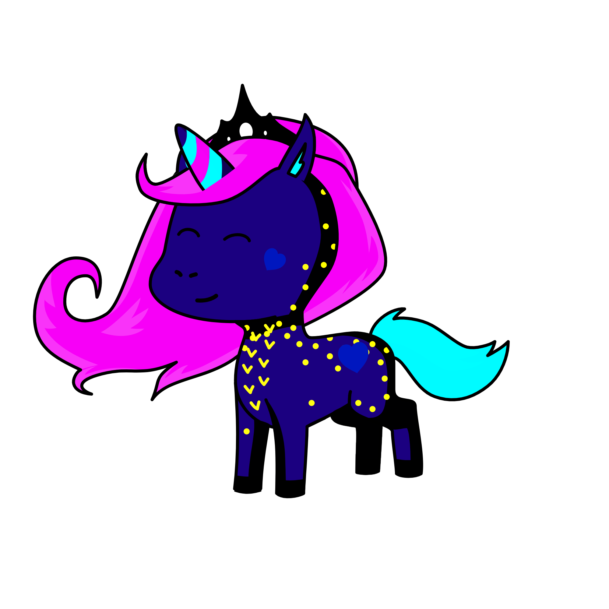 Bright, the unicorn
