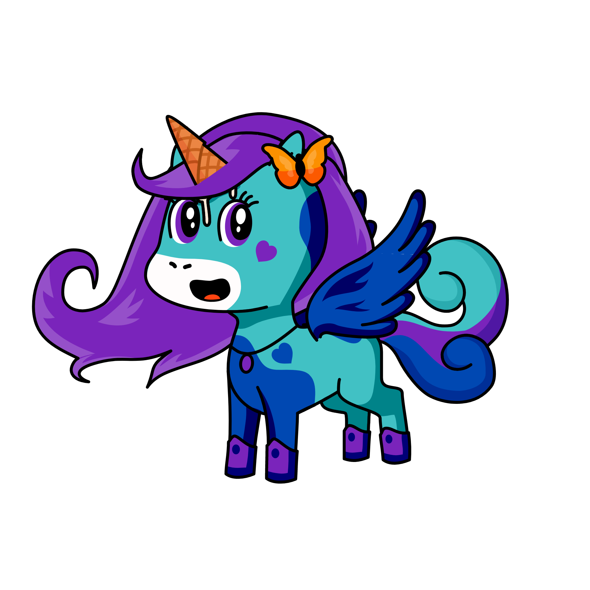 hi, the unicorn