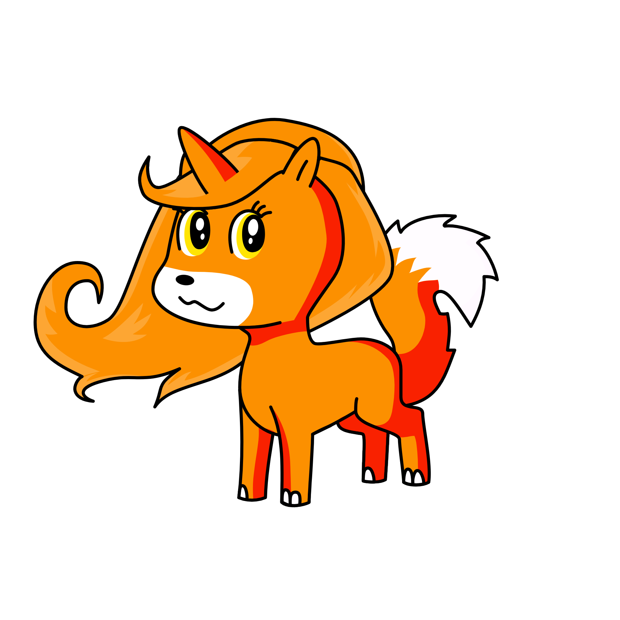 fox, the unicorn