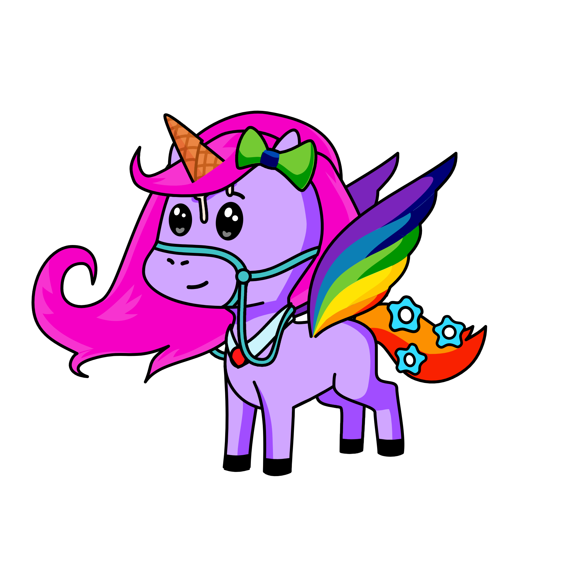 Pinky pie, the unicorn