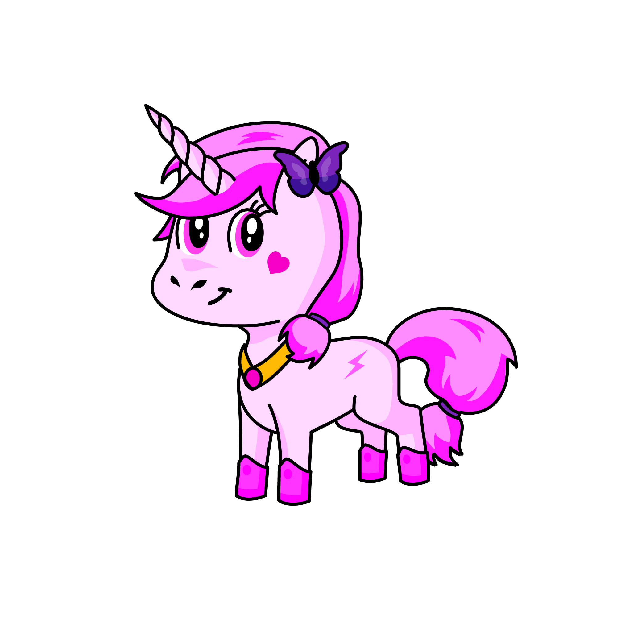 Japanese Pony, the unicorn