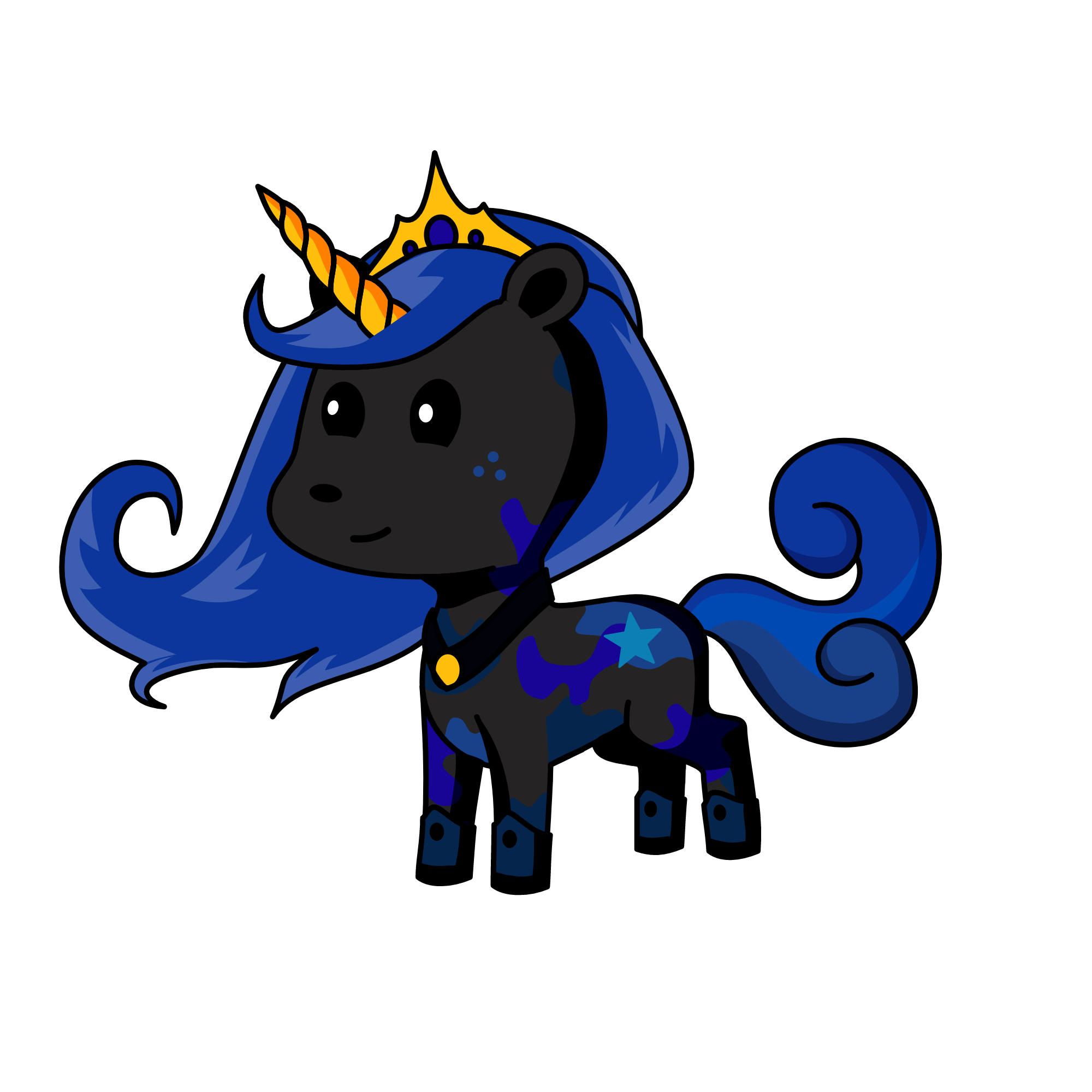 Midnight, the unicorn