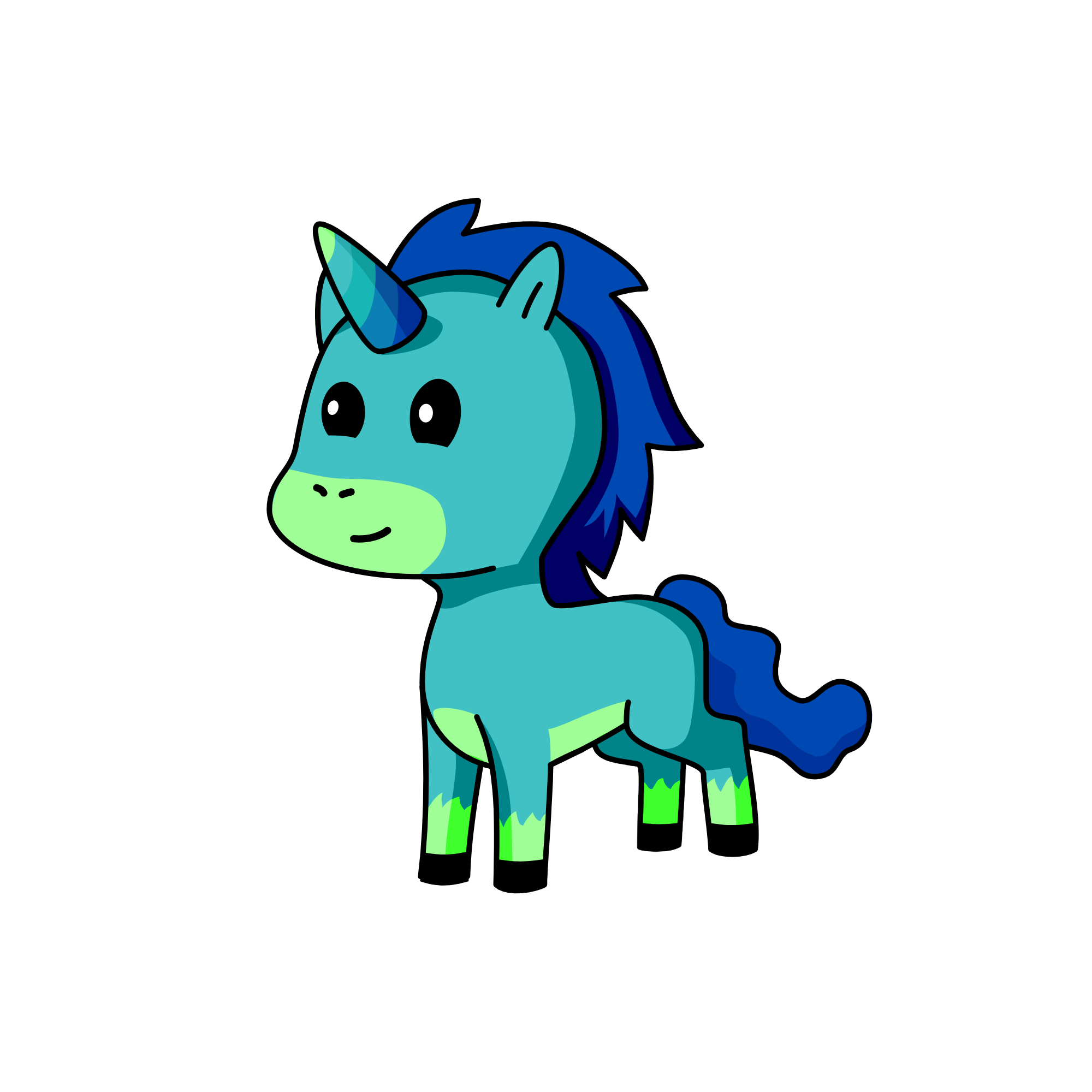 Unikassa, the unicorn