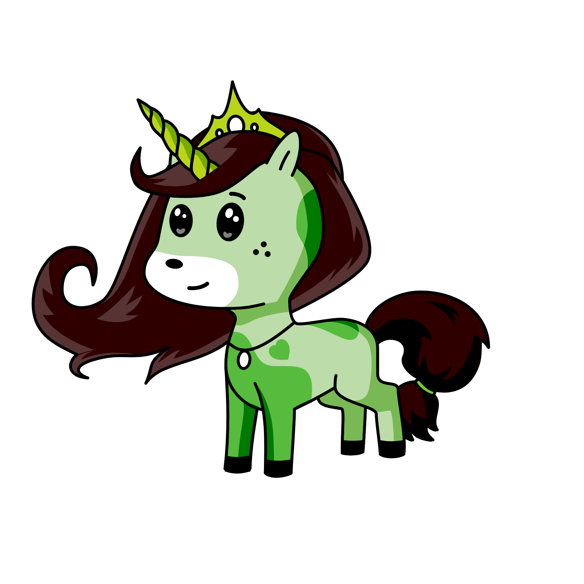 Pie of nature, the unicorn