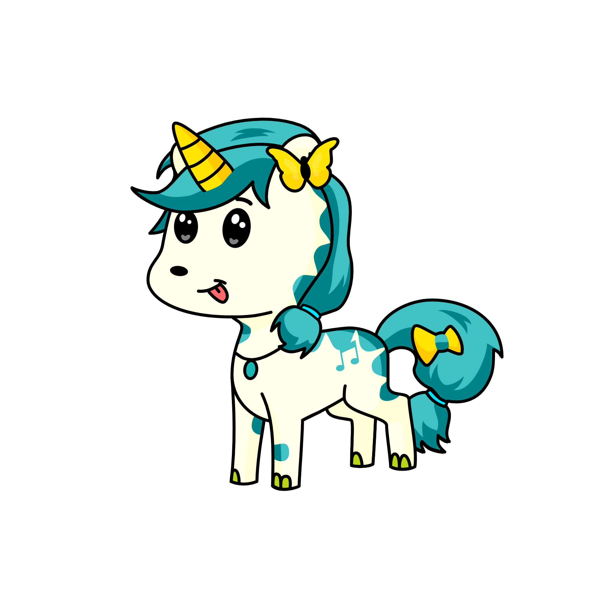 Nighty Pie, the unicorn