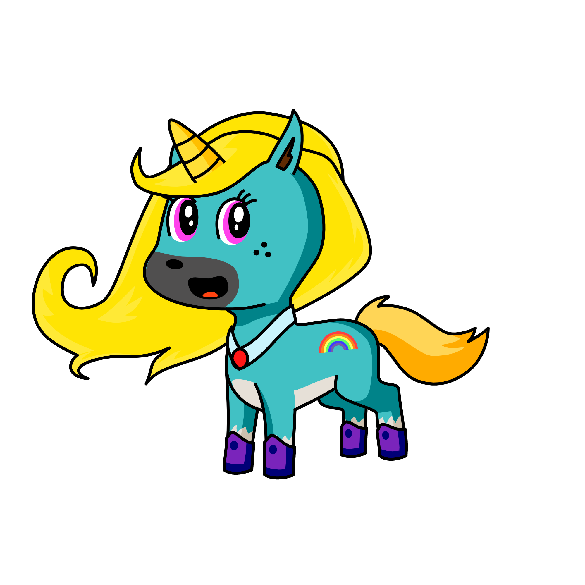 cutie beauty, the unicorn