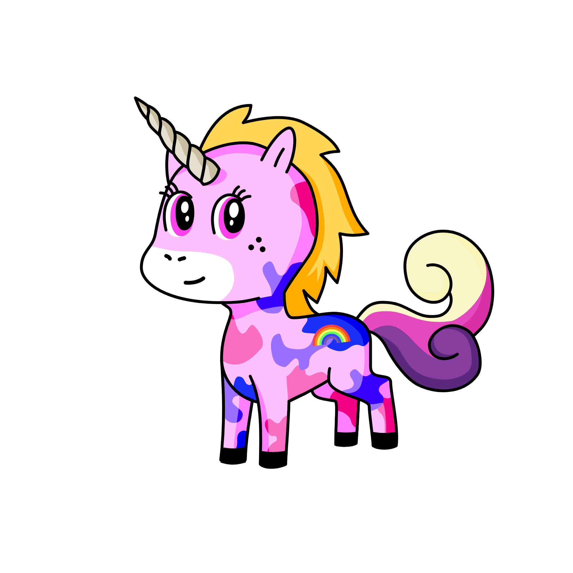 cu te, the unicorn