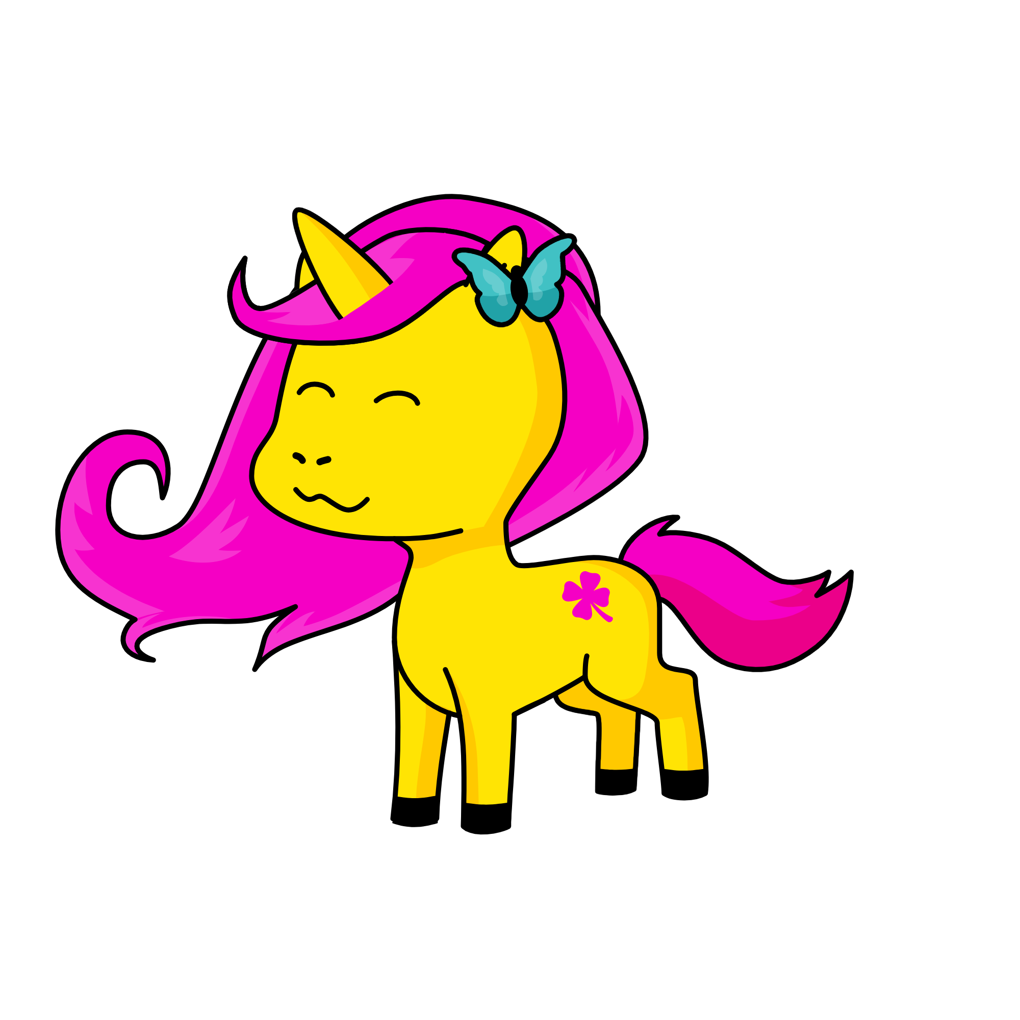 fluttershy, the unicorn