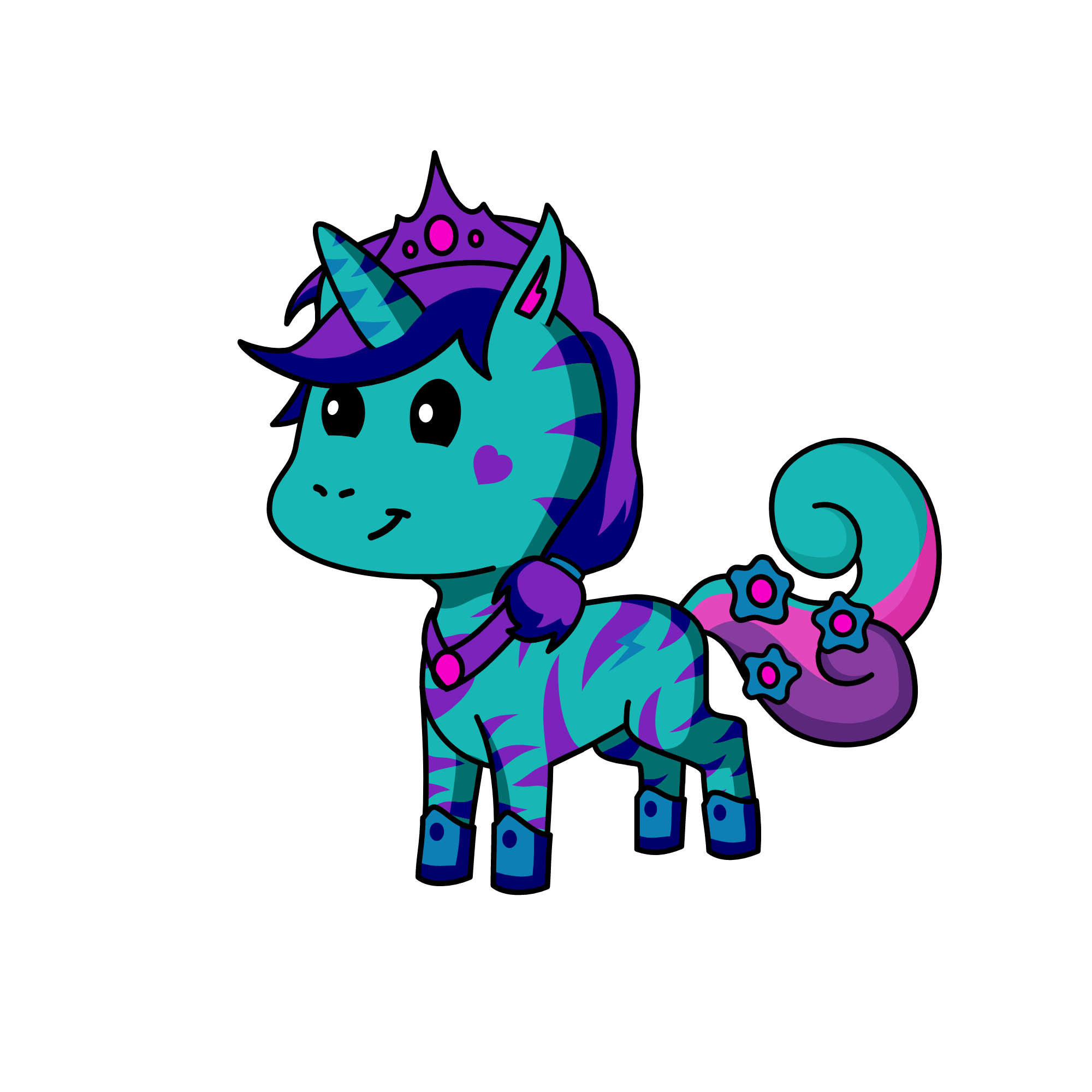 princess, the unicorn