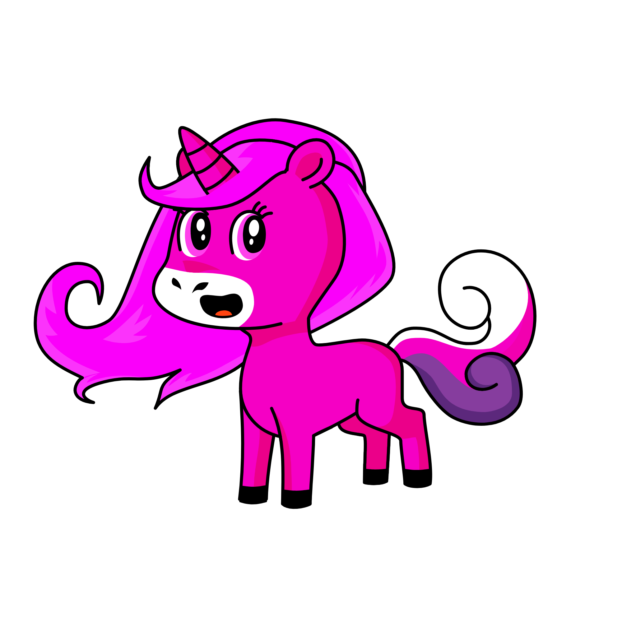 Sakura, the unicorn