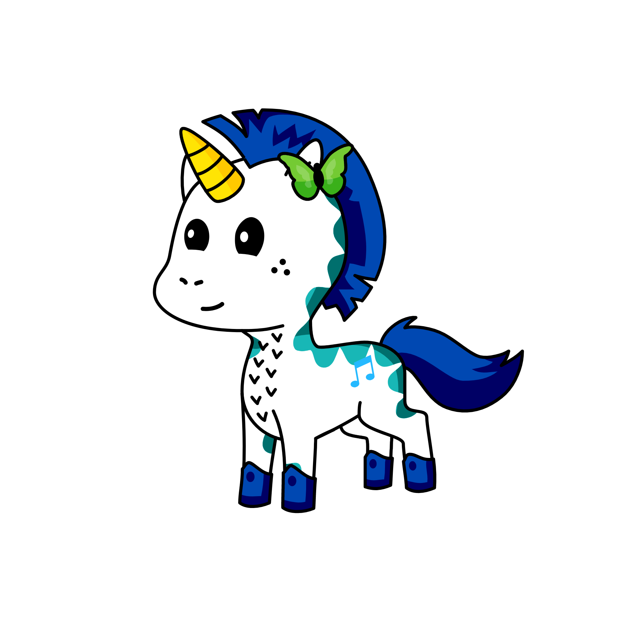 piggirl, the unicorn