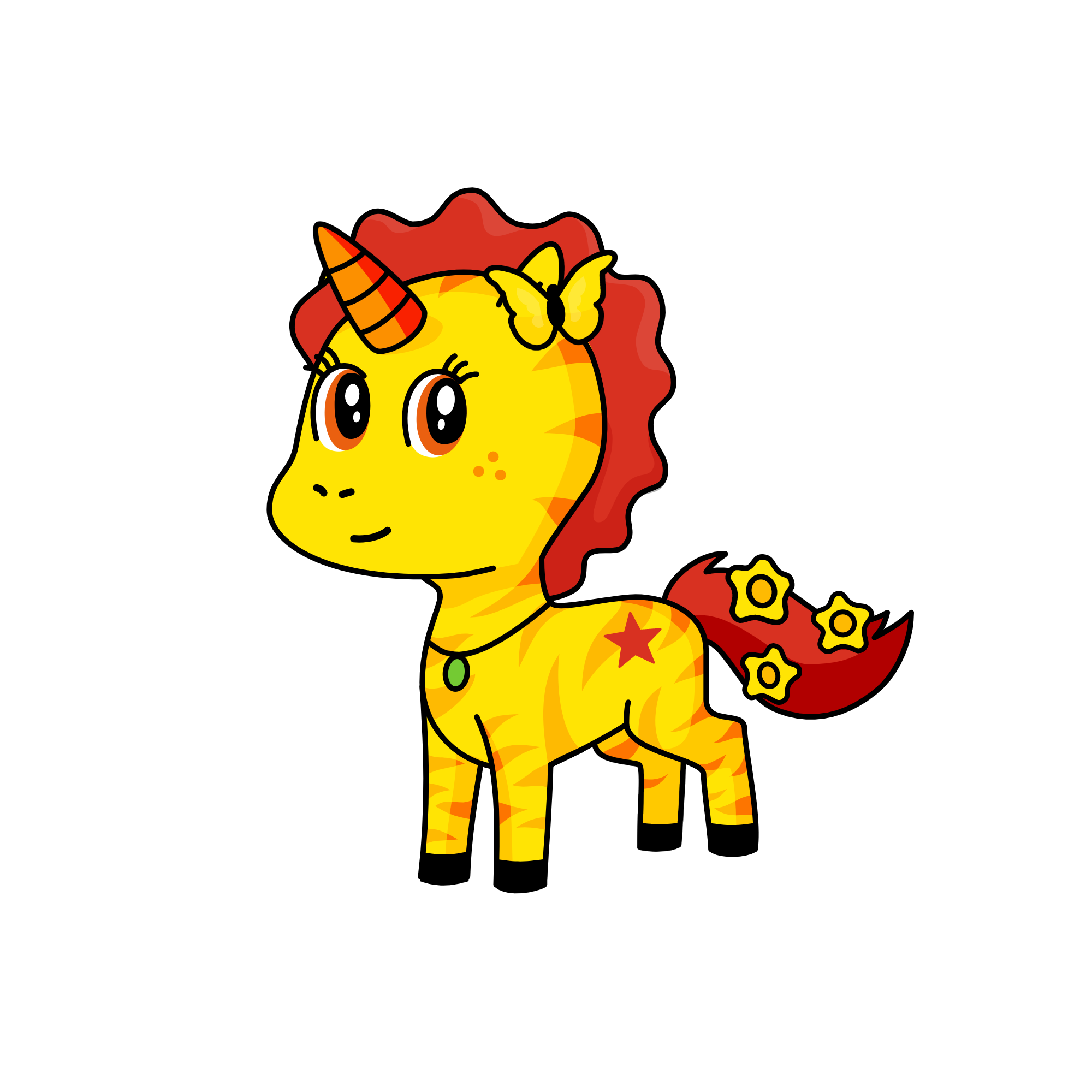 Silvia/grandma, the unicorn