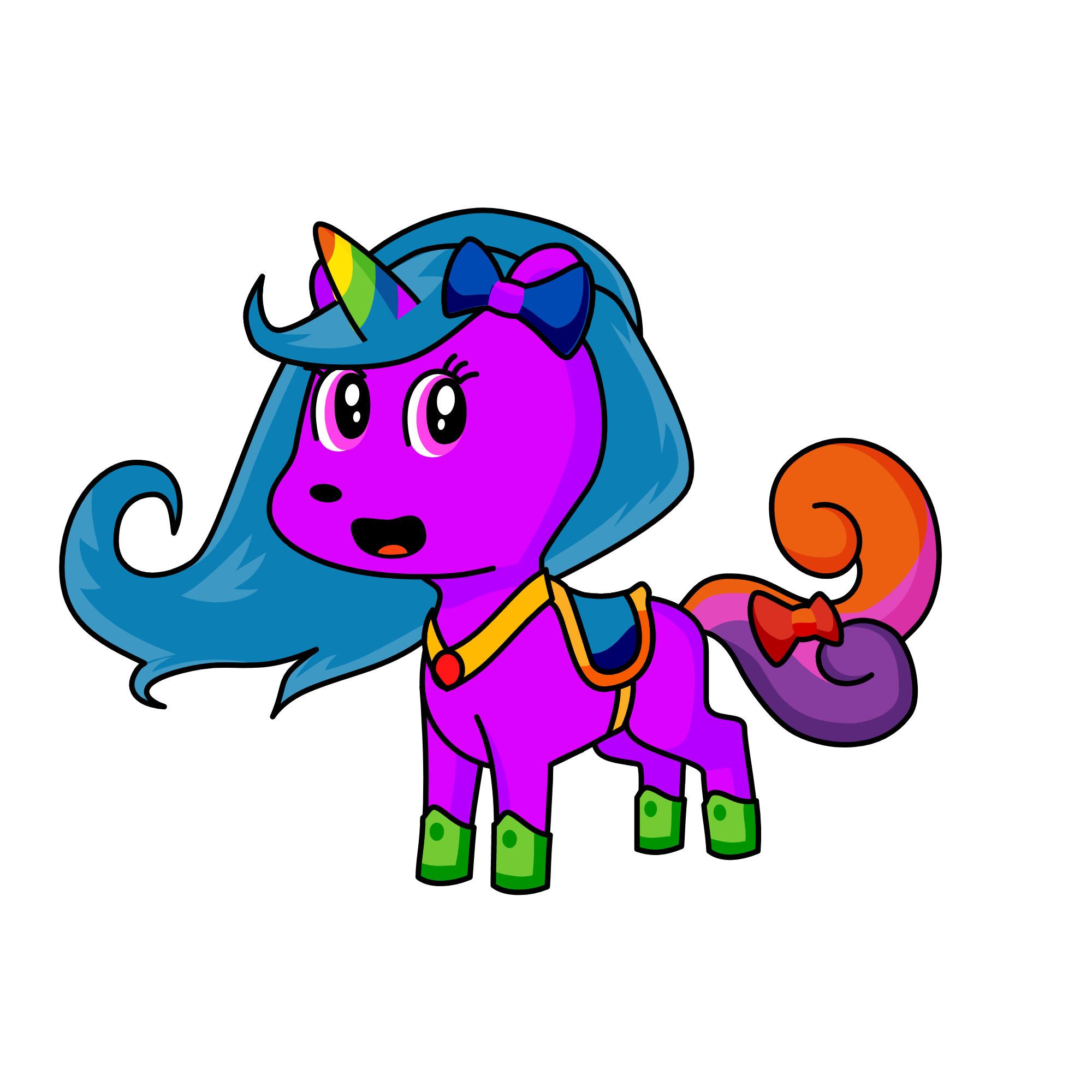 celechtial candy cane, the unicorn