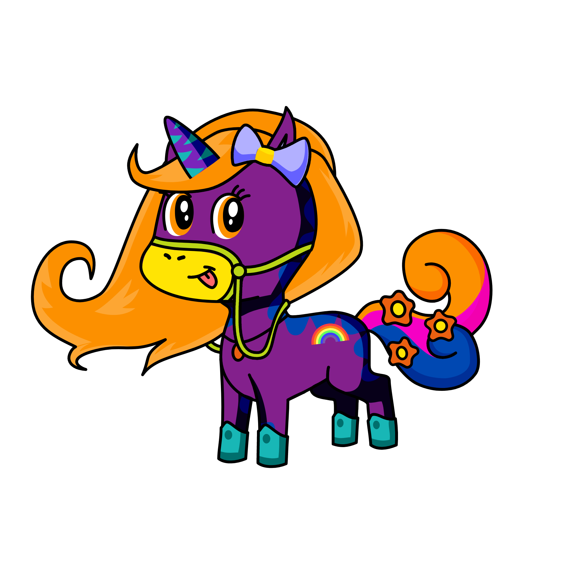 hally, the unicorn