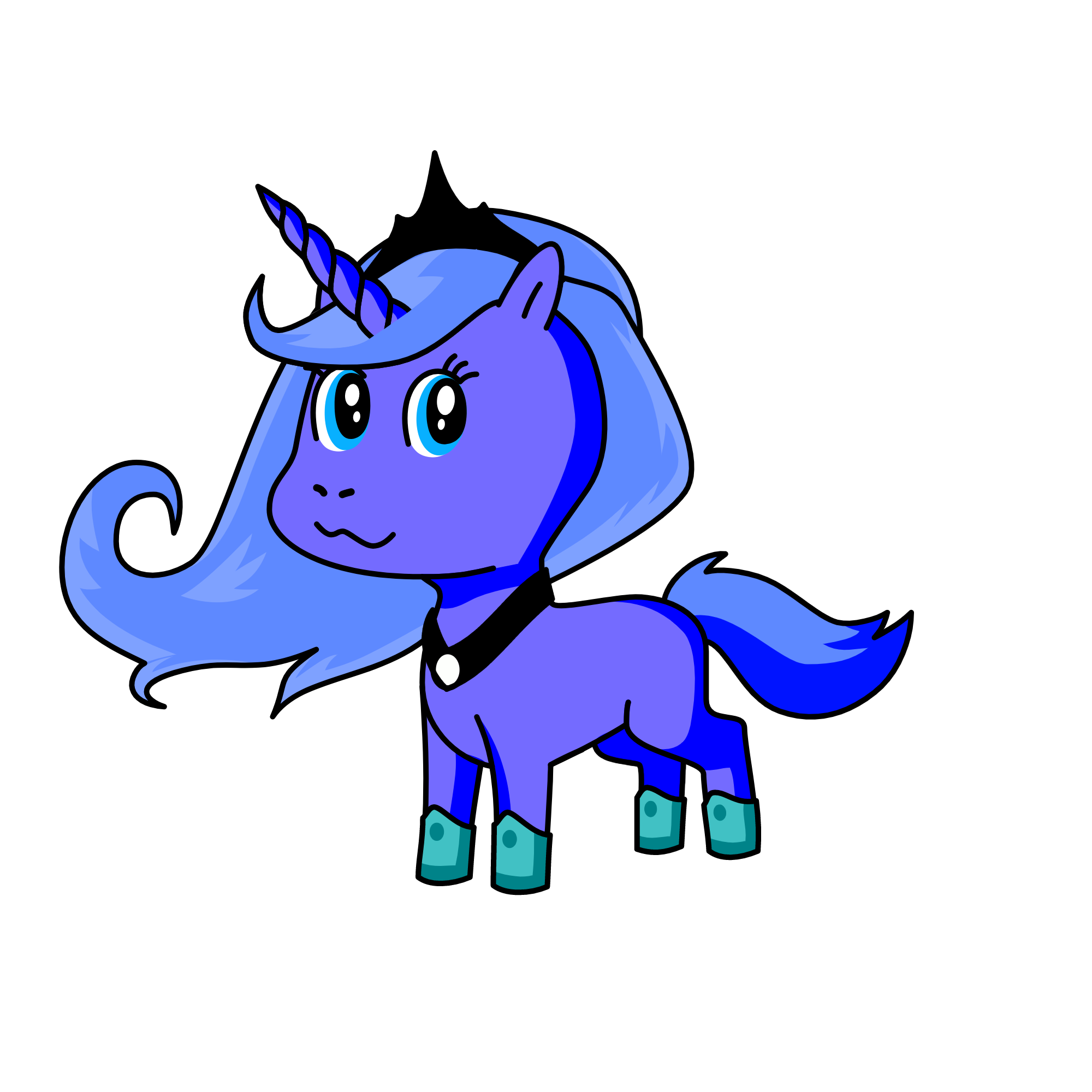 Luna, the unicorn