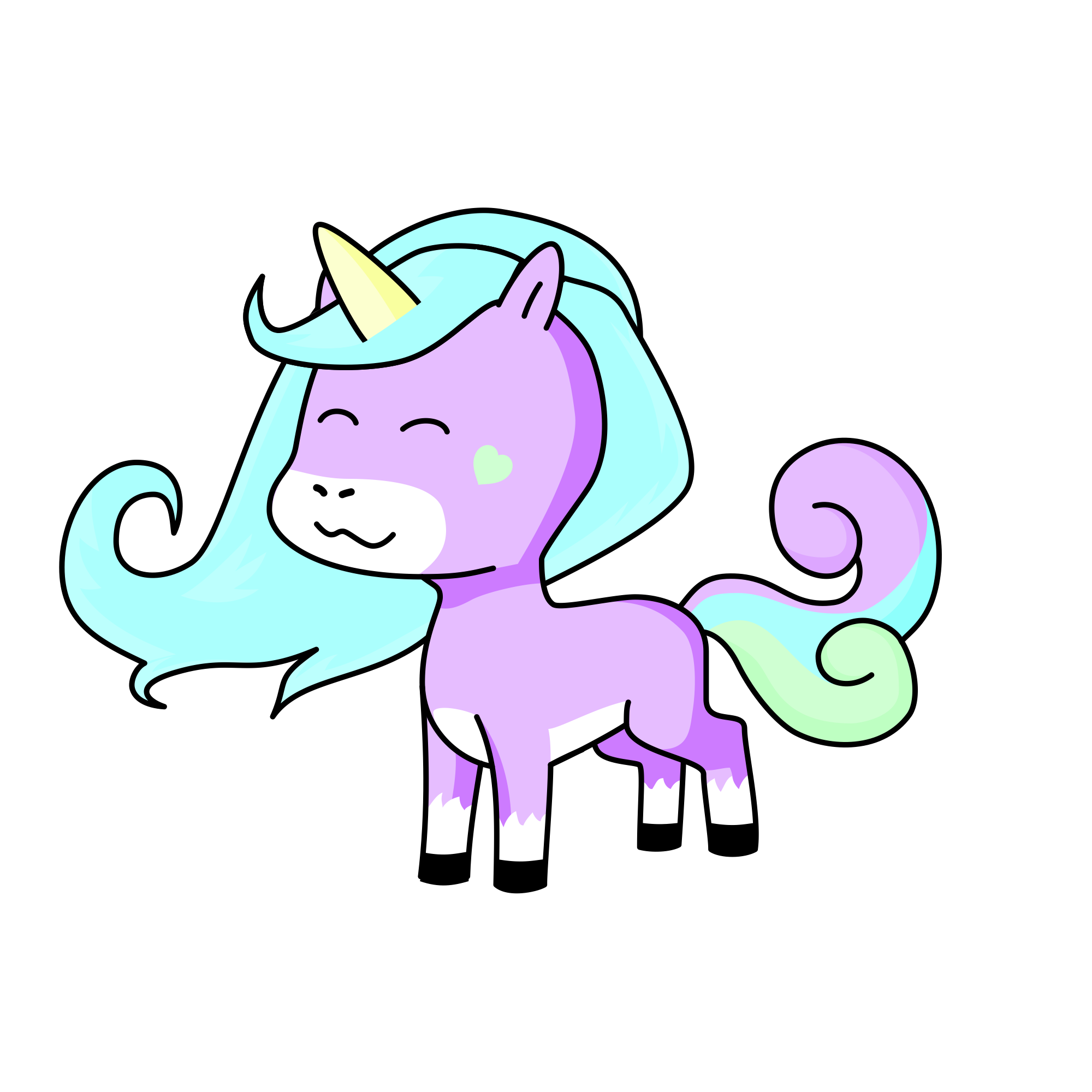 Cotton Candy Lavender, the unicorn