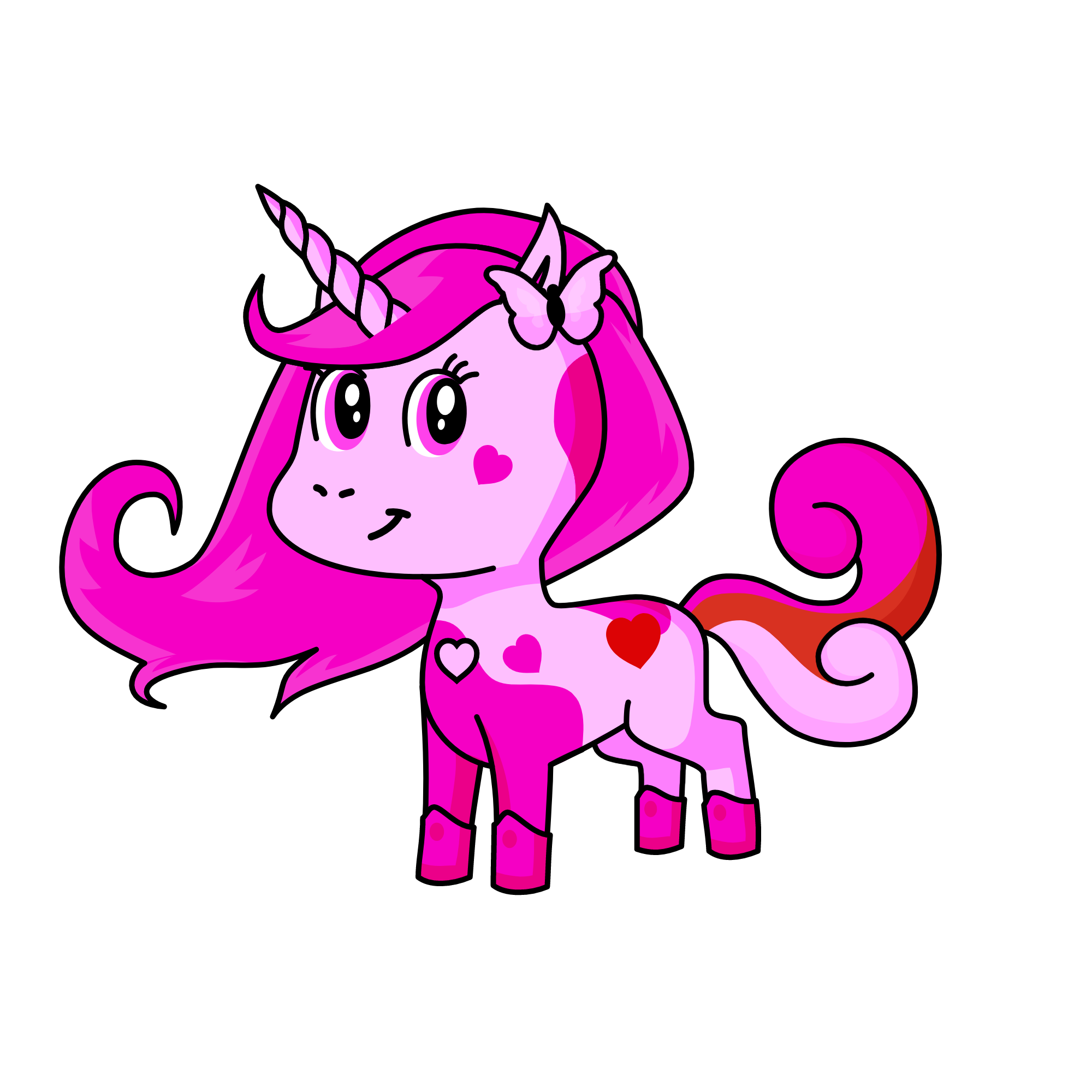 valentina jewel heart, the unicorn