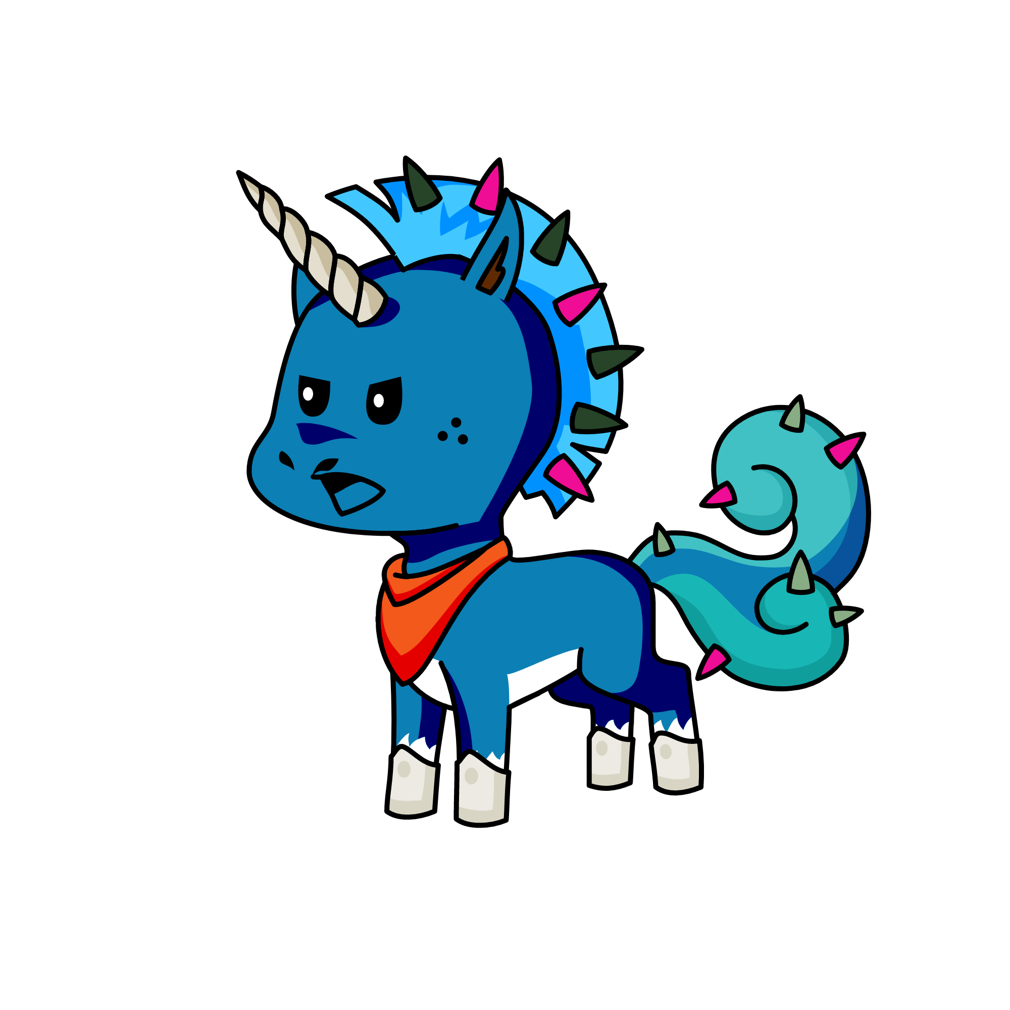 Onskabspony, the unicorn