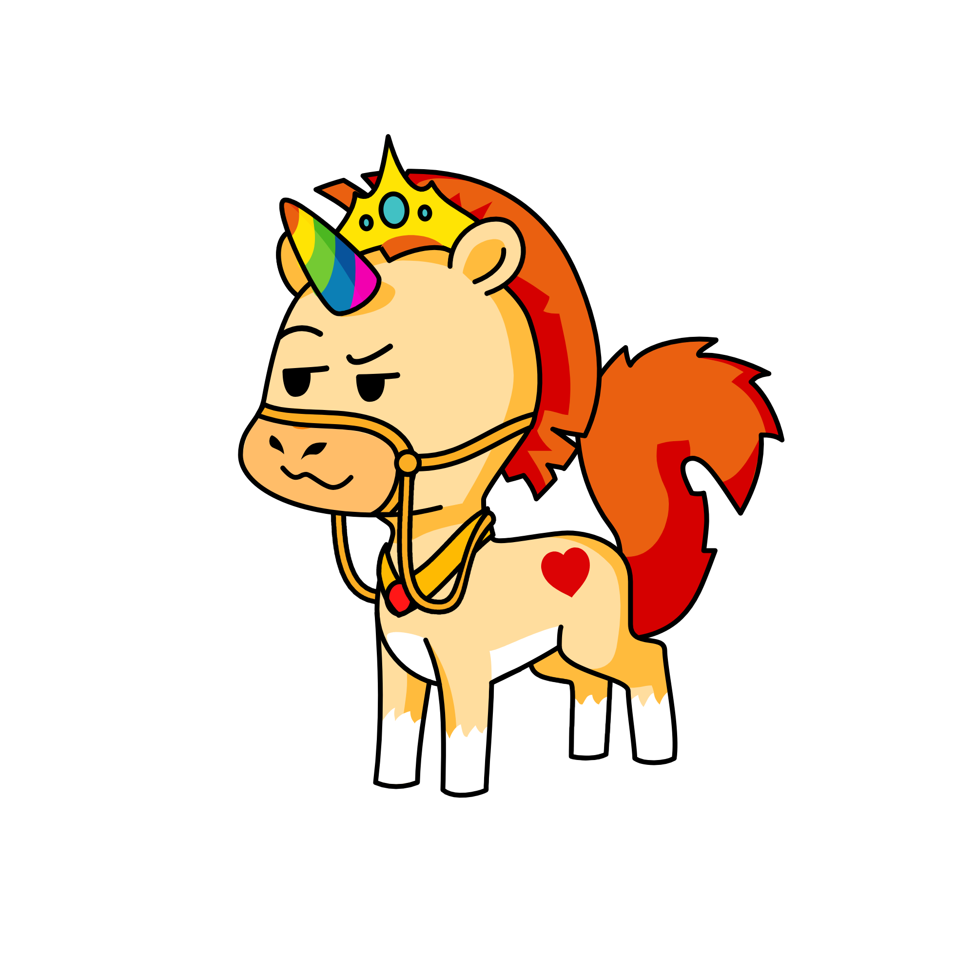 mega baddiecorn princess, the unicorn