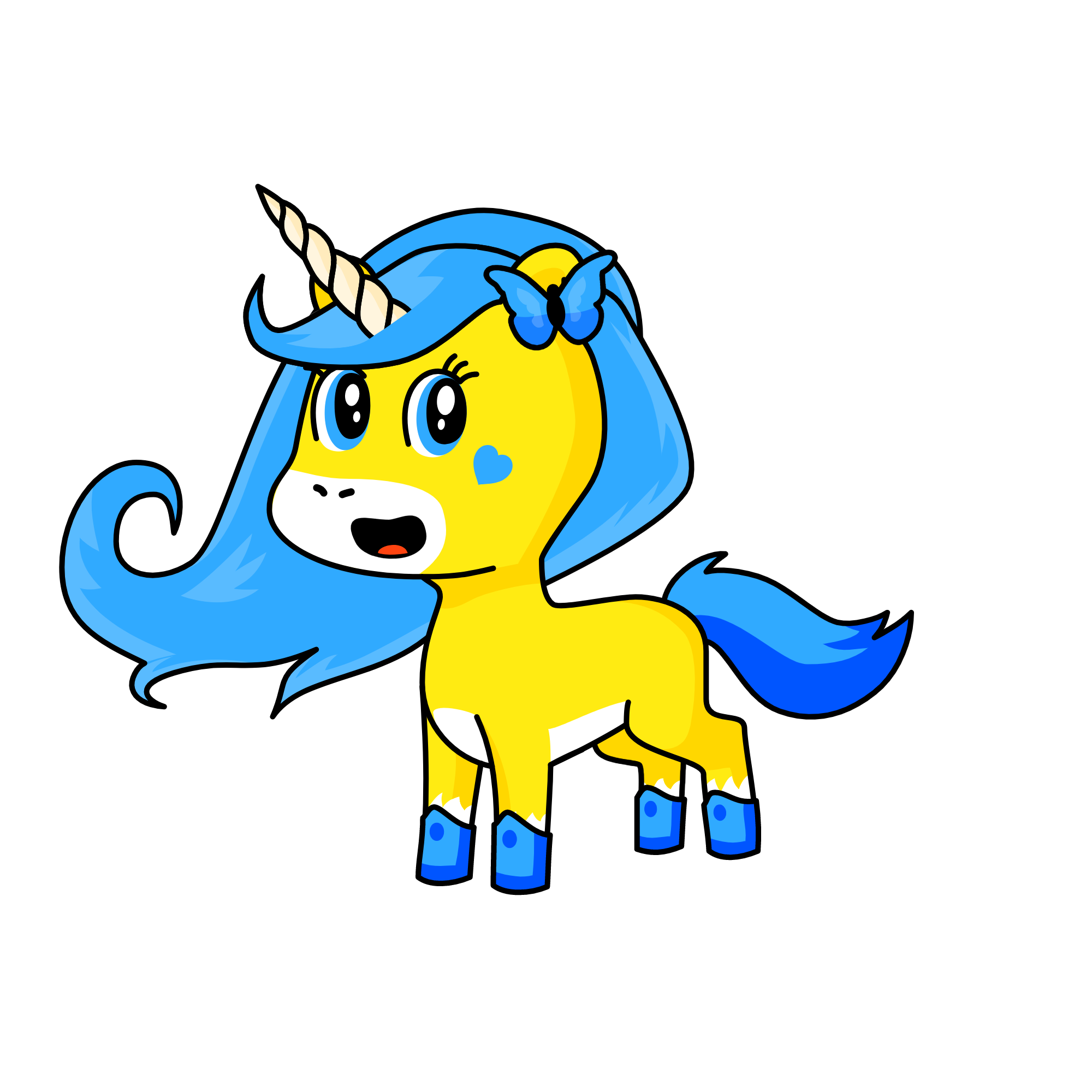Sunshine and Lolliepops, the unicorn
