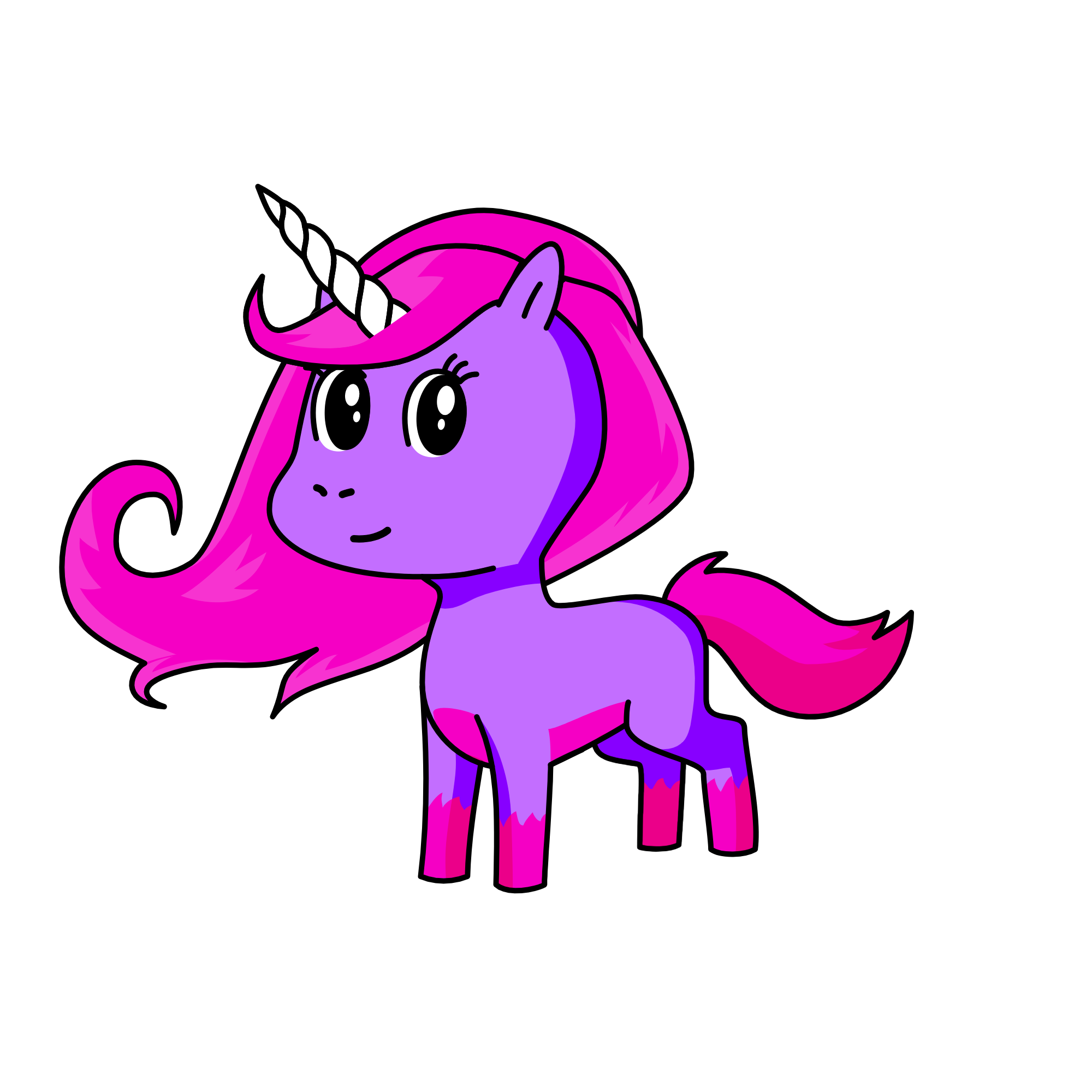 Glitterdrop, the unicorn