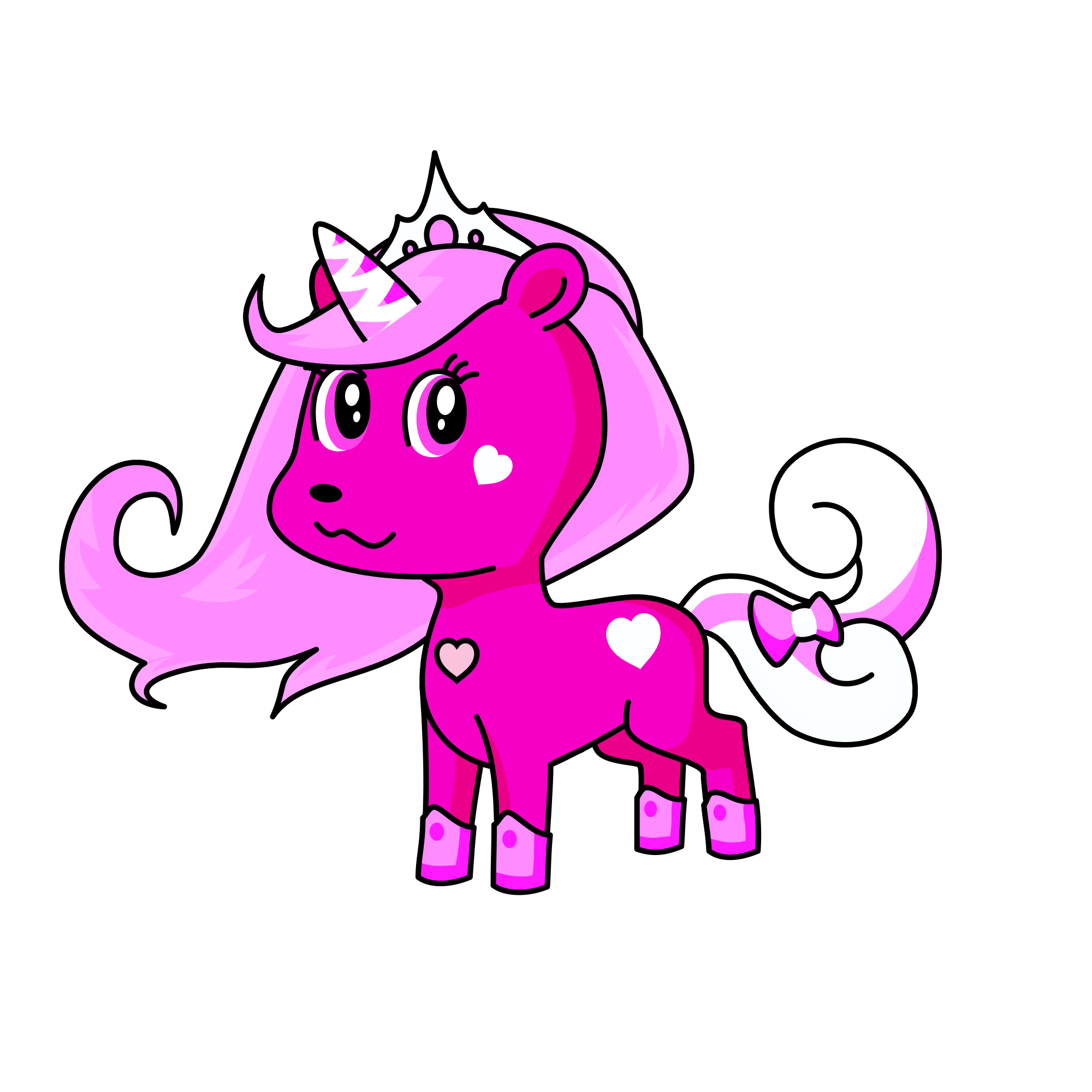 Pinky , the unicorn