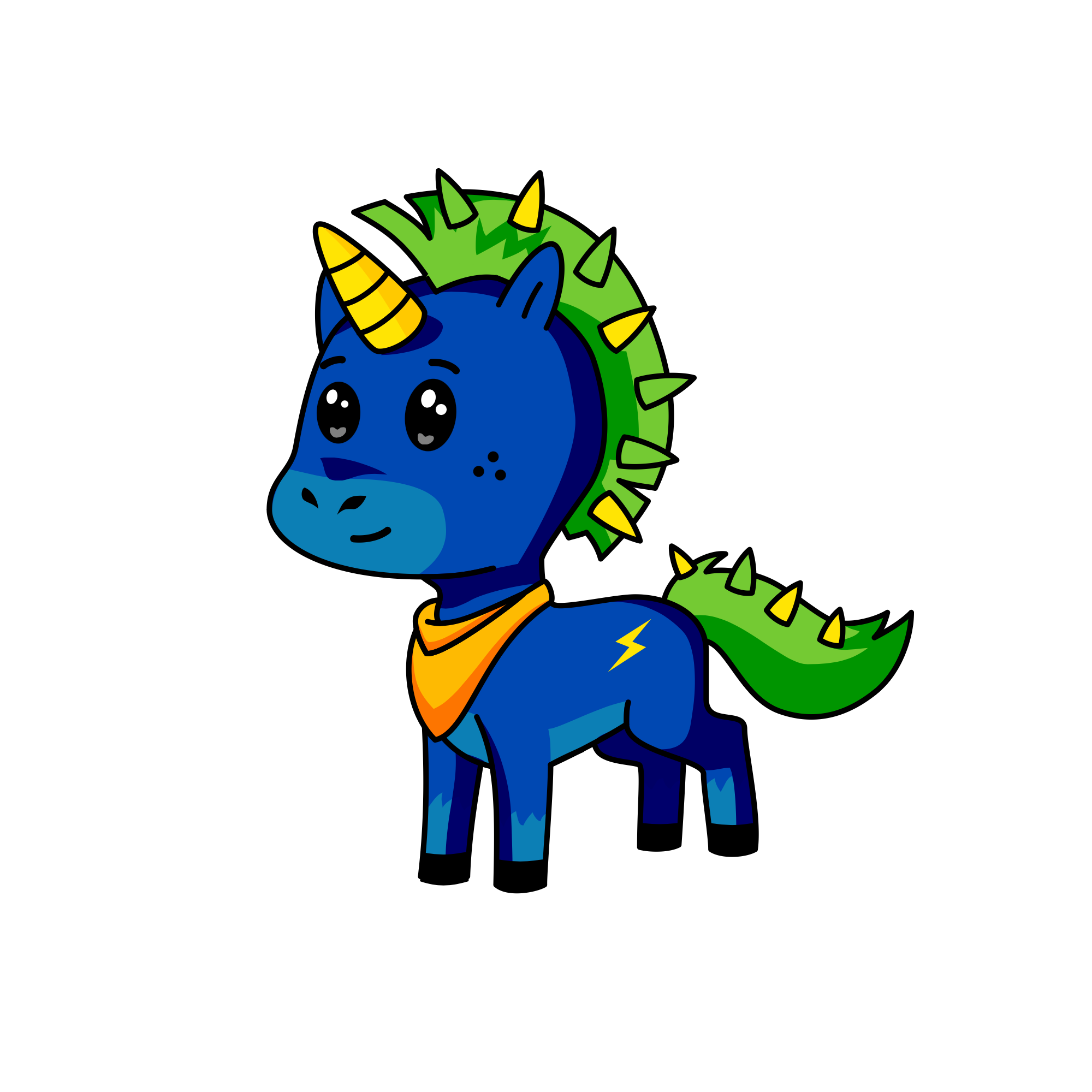 Zappy, the unicorn