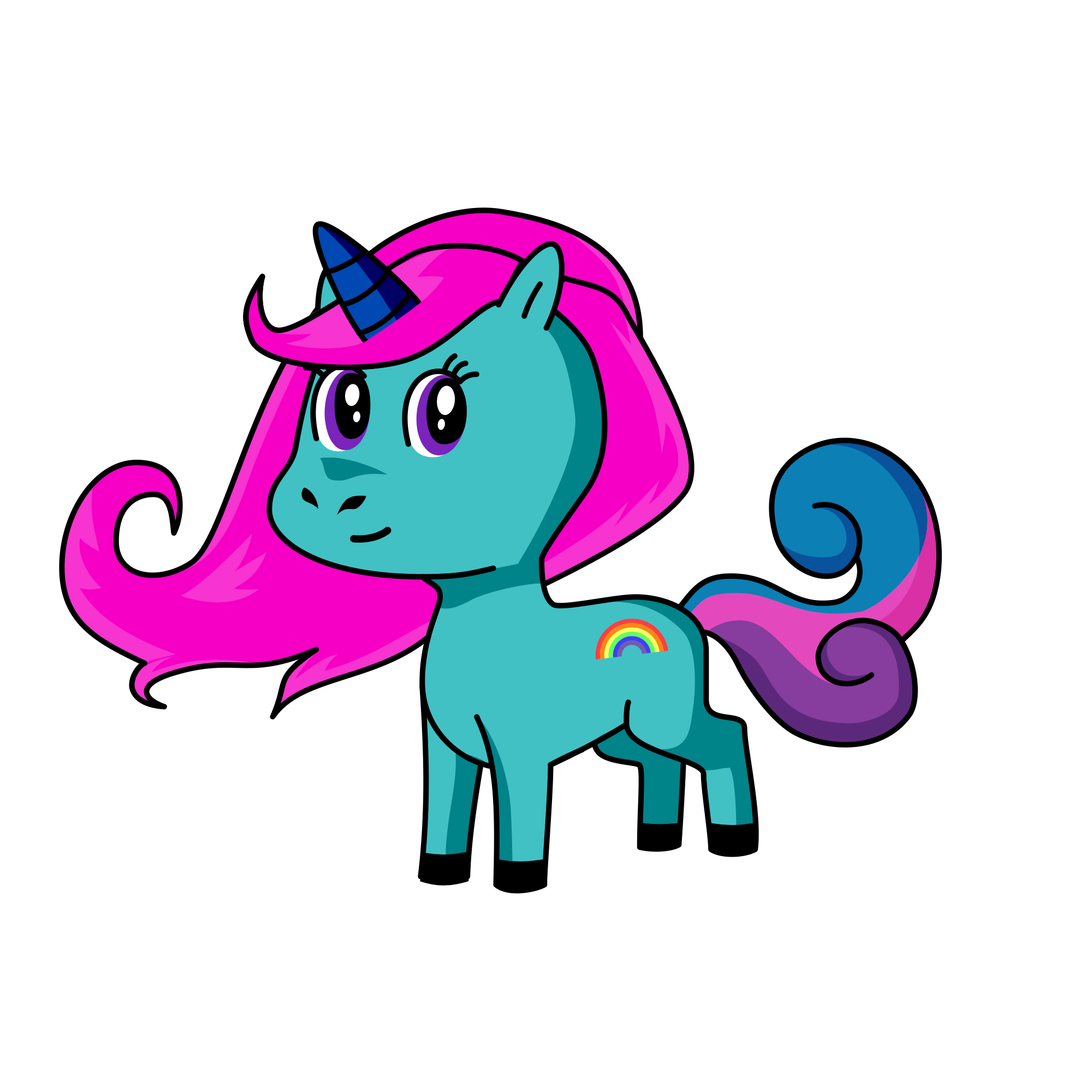 Xoxox, the unicorn