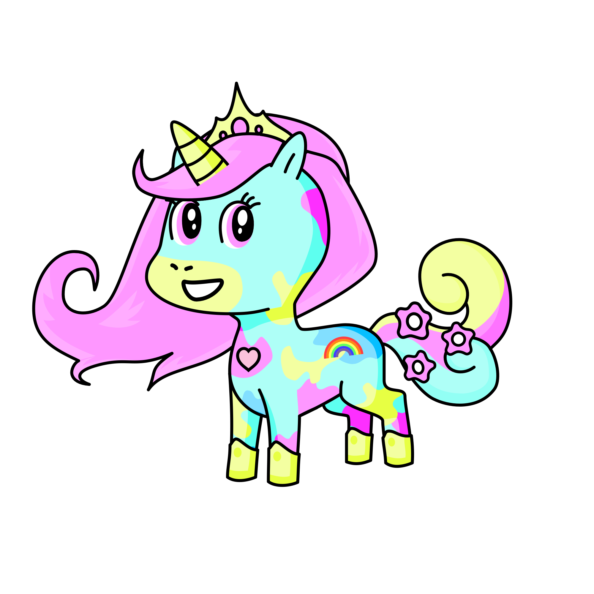 Pastella, the unicorn