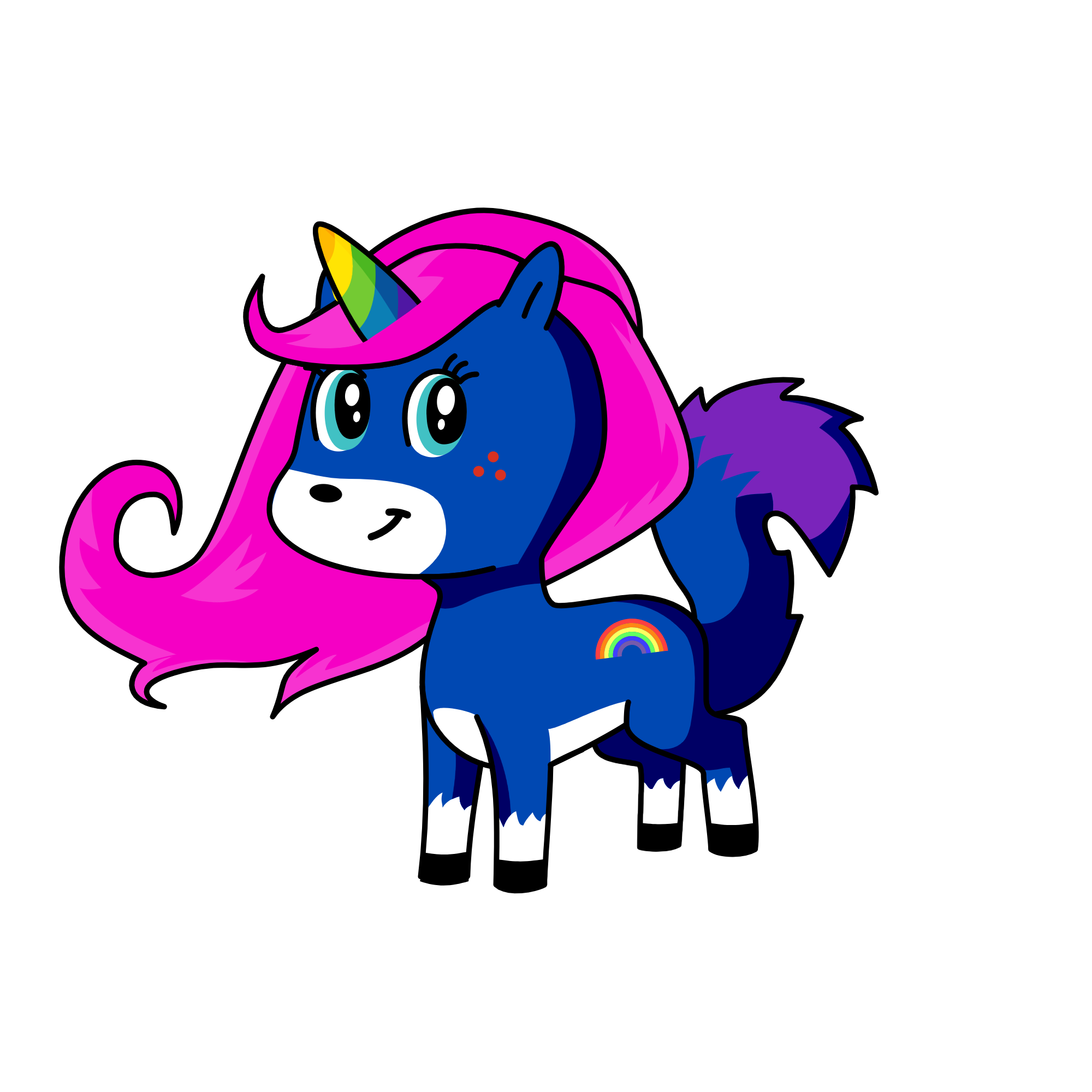 Lollipops, the unicorn