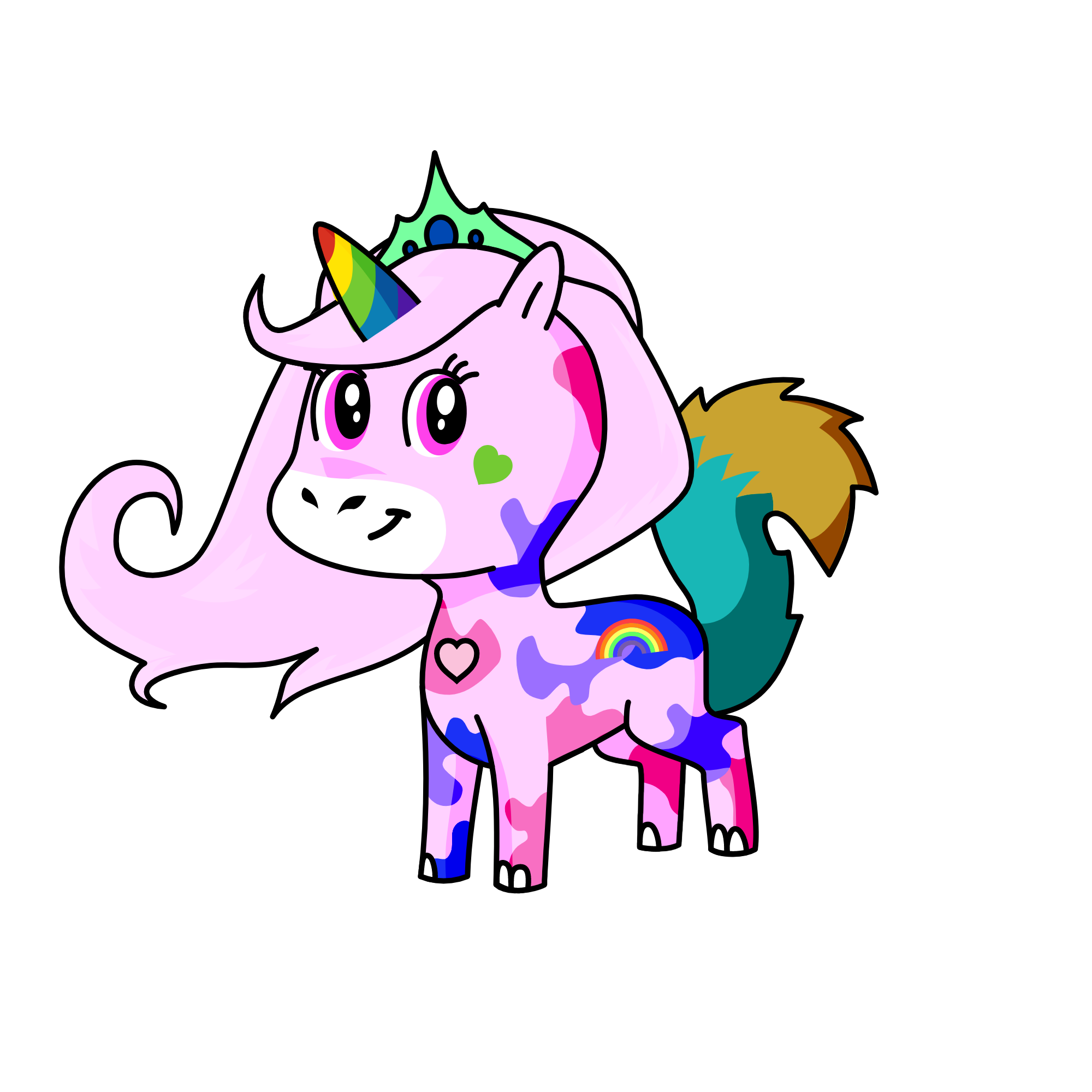 Sky, the unicorn